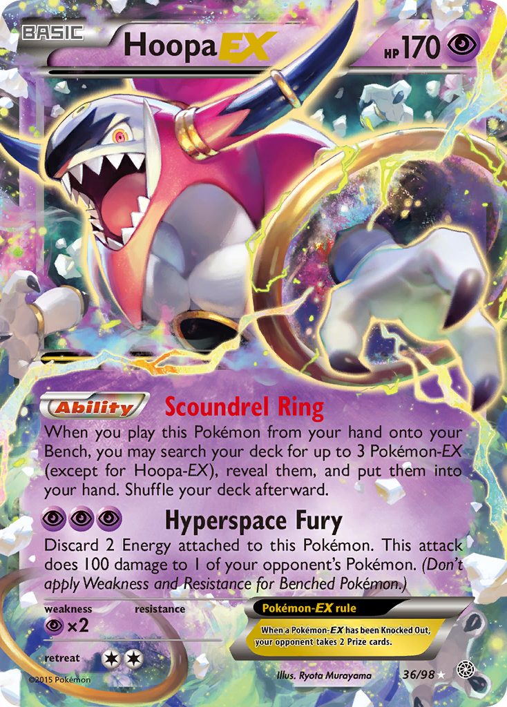 Hoopa EX (36/98) XY: Ancient Origins、mySite、waistdrama