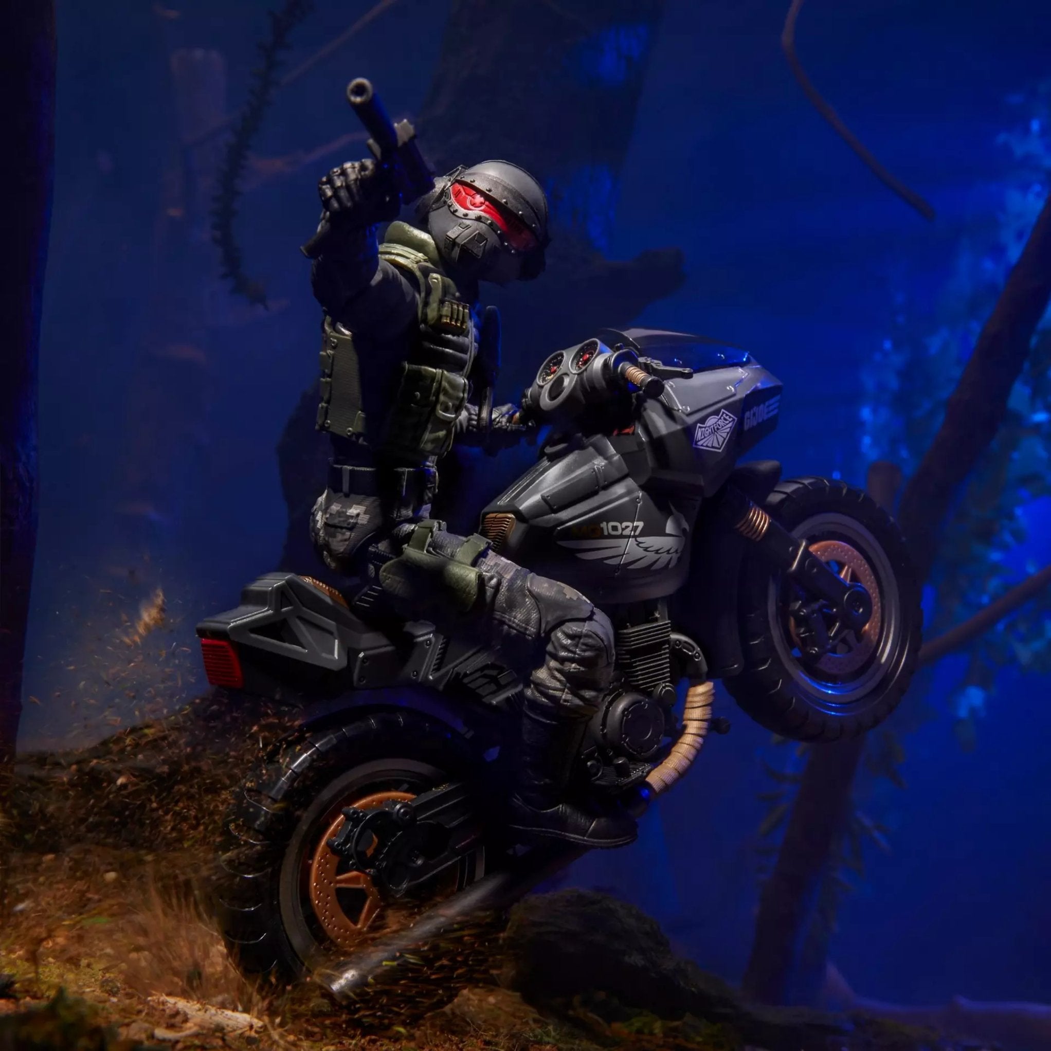 G.I. Joe Classified #127 Exclusive Night Force Jason Shockwave Faria & Night Pursuit Cycle、mySite、hgirdovlk