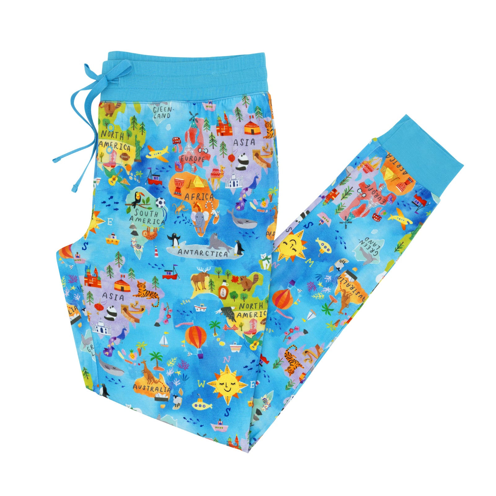 Around The World Women's Pajama Pants、mySite、g9winljtr