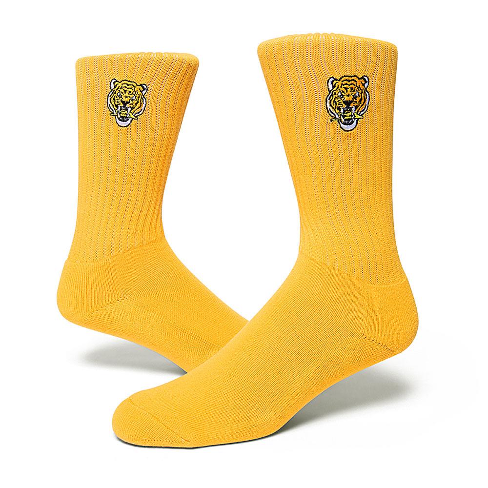  Lakai Bengal Crew Socks - Yellow、mySite、merchandisen