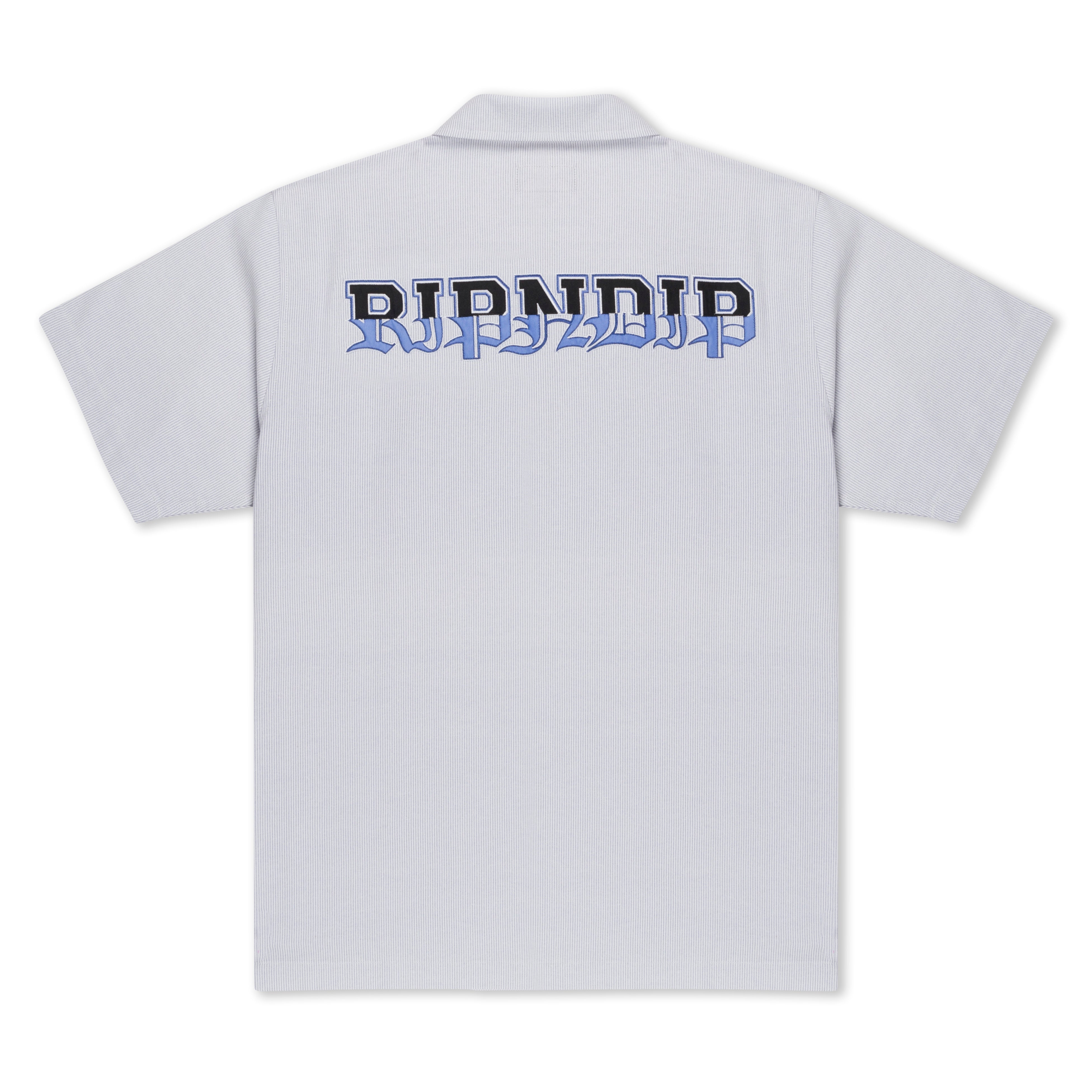  Rich Spirit Quarter Zip Shirt (Light Blue)、mySite、merchandisen