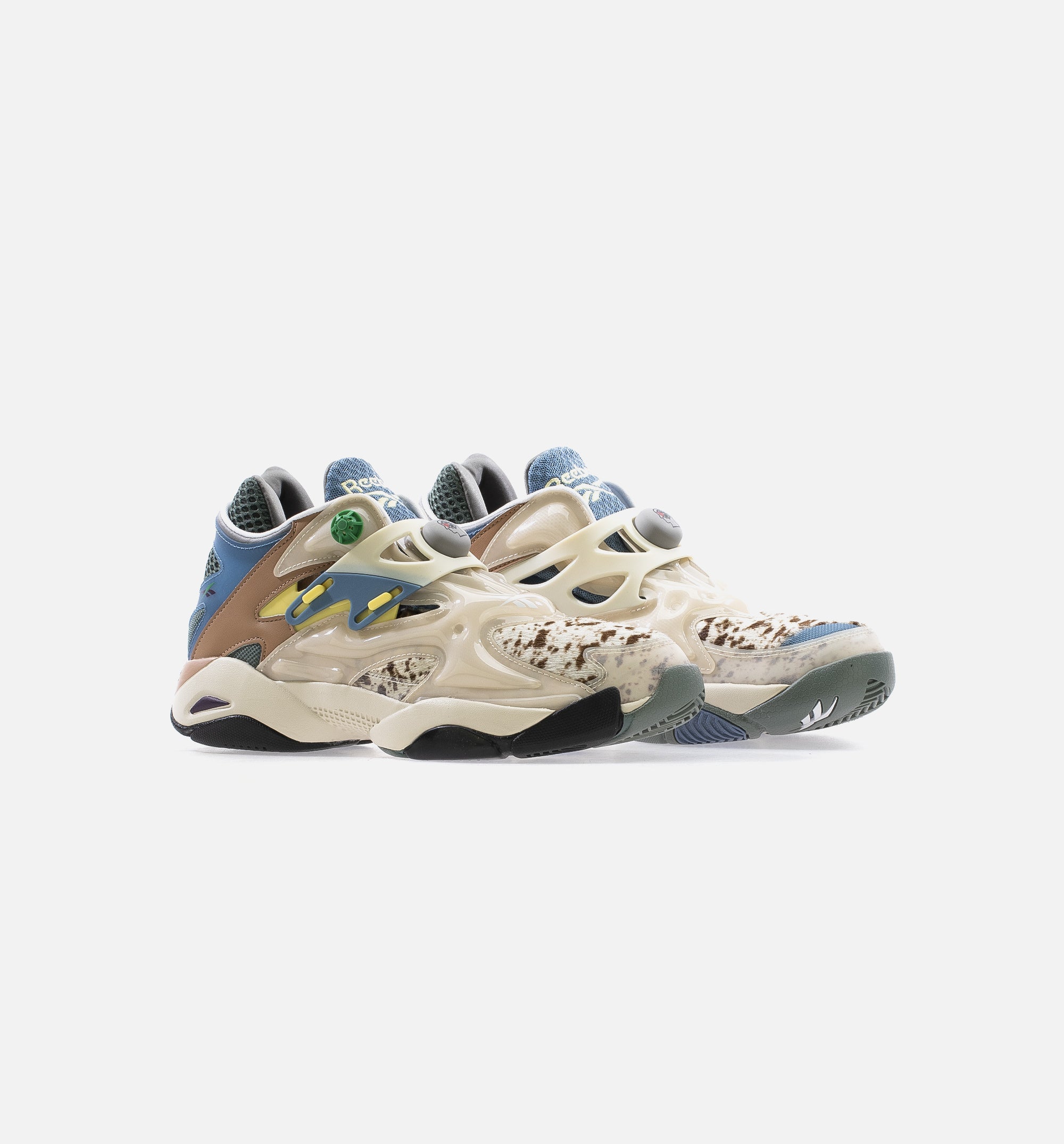 Pump Court Braindead Mens Lifestyle Shoe - Beige/Blue、mySite、dreamappss