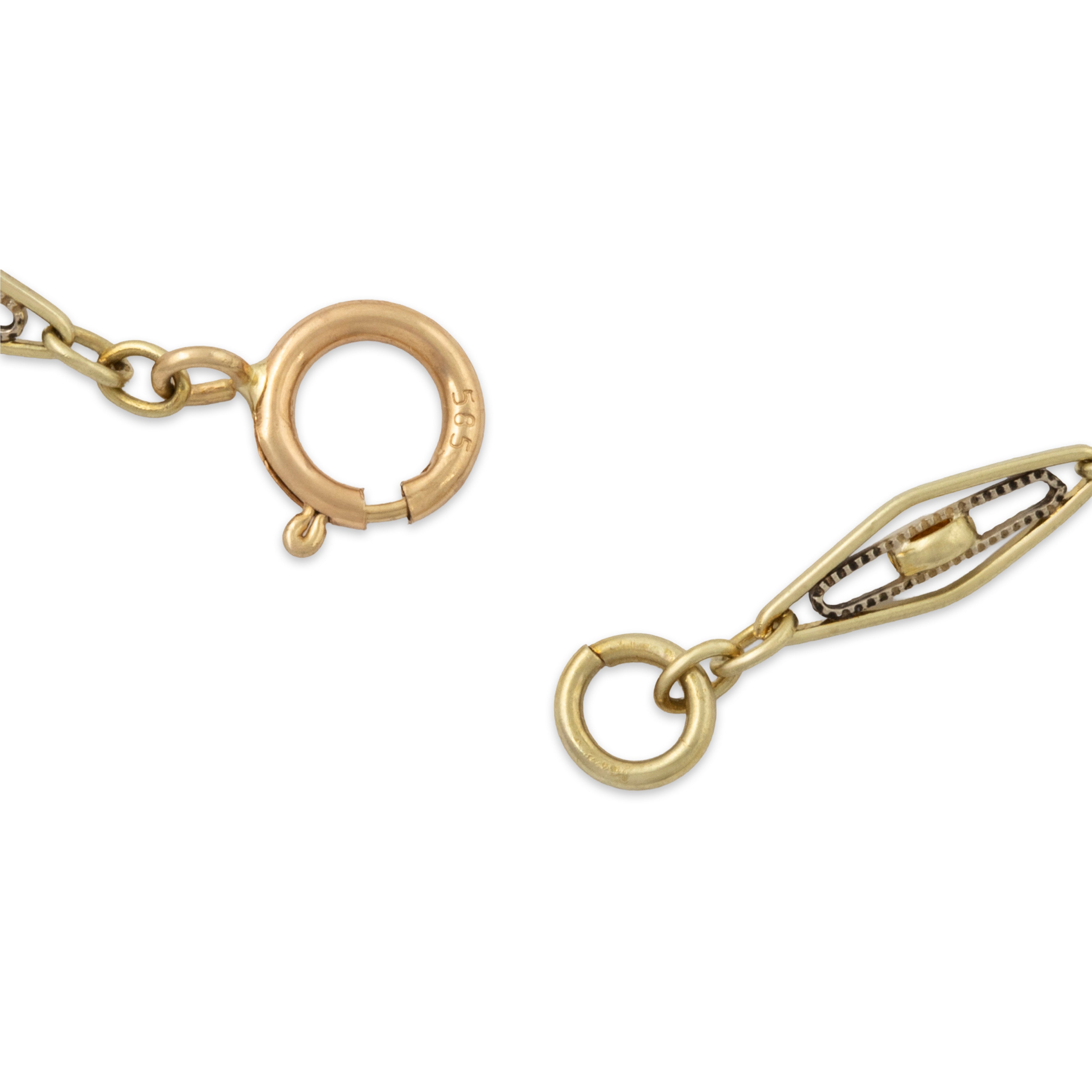 Antique Art Deco 14k Yellow Gold Coral Carved Floral Filigree Chain Necklace 16、mySite、hinf8tx79