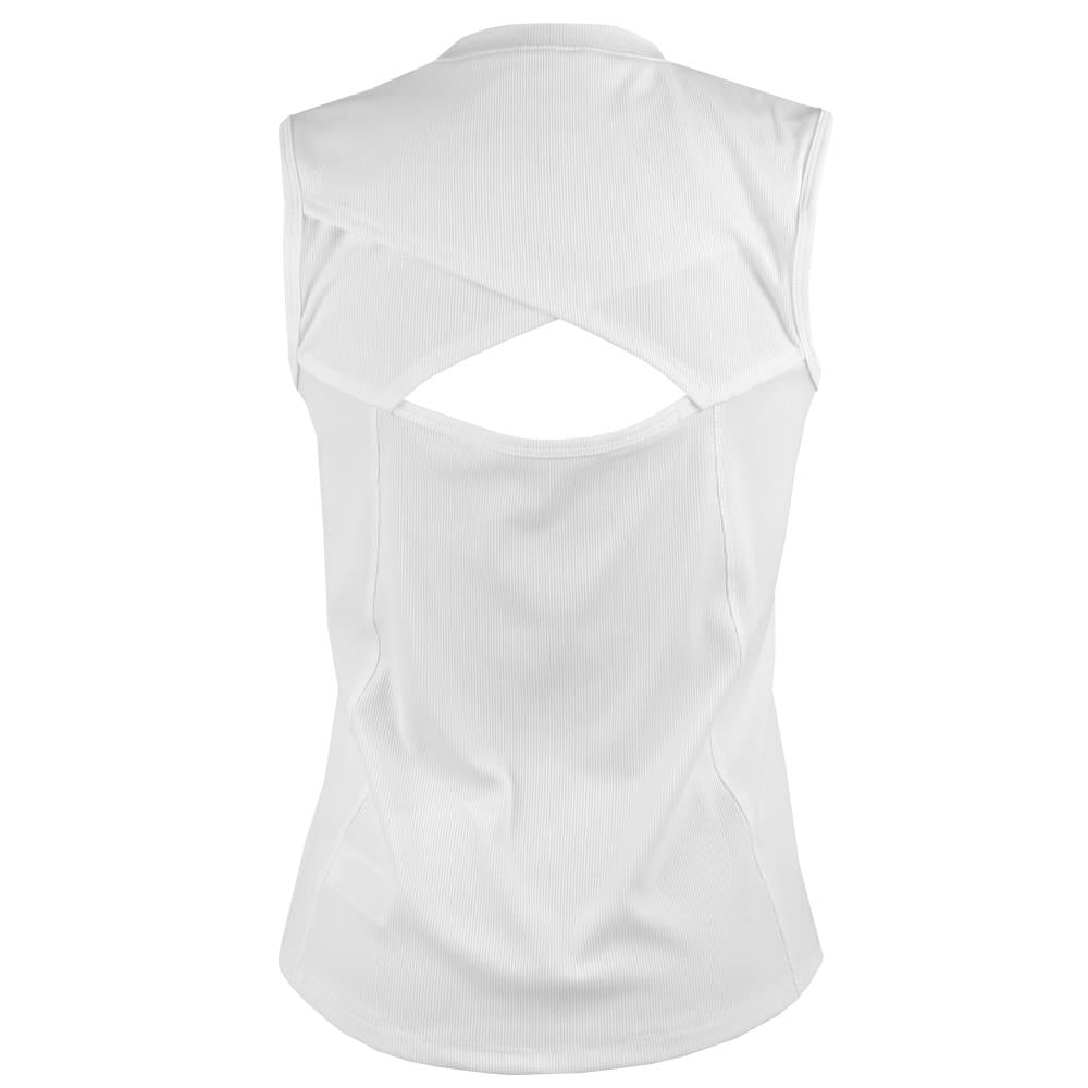 Lija Women's Spilt Tank - White