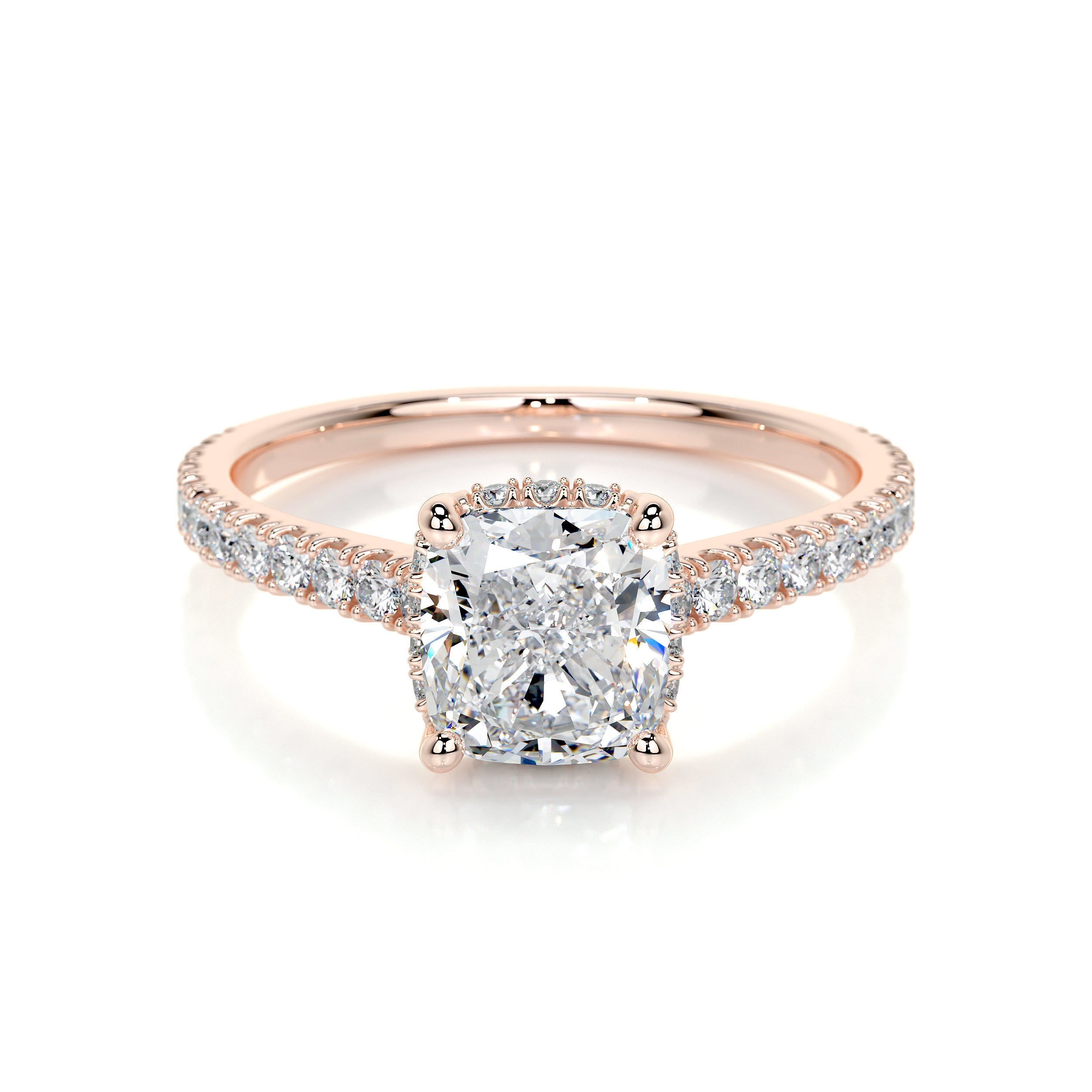 Cassandra Lab Grown Diamond Ring -14K Rose Gold、mySite、hinf8tx79