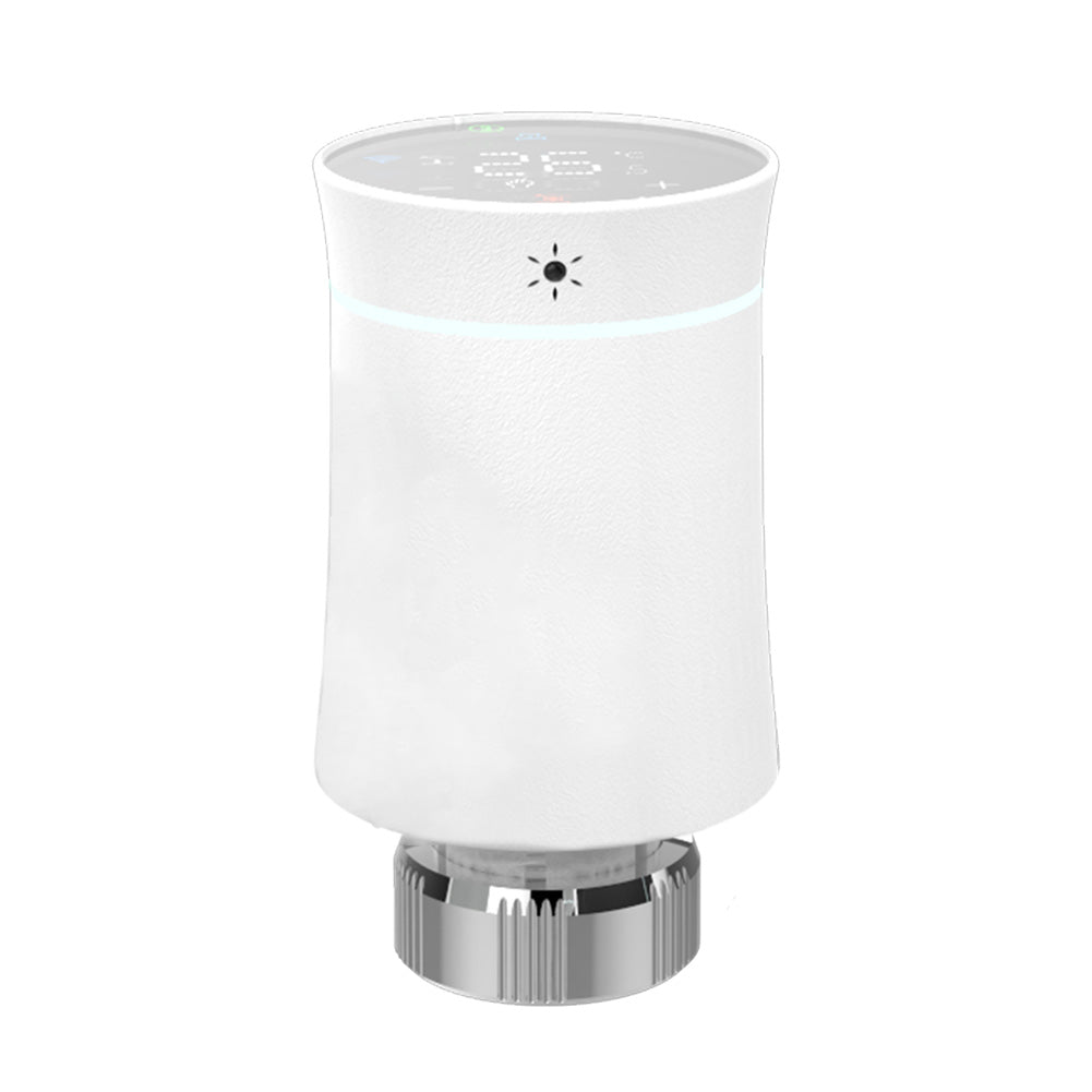 MOES ZigBee Smart Radiator Valves Tuya Save Energy Black White TRV BRT 100 Mini Soft Touching Thermostatic Valve、mySite、fannypackpong