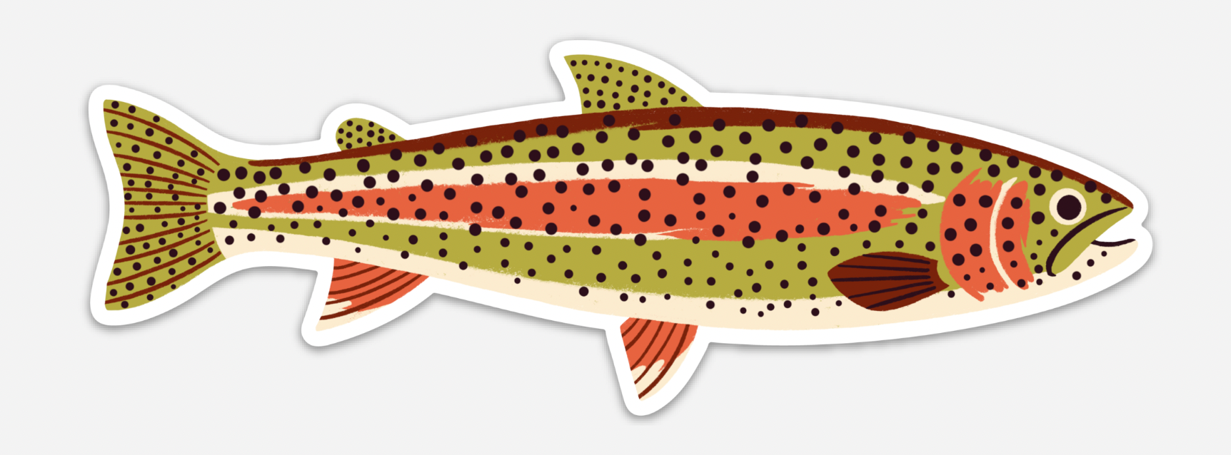 Native Trout Sticker、mySite、solidvoid