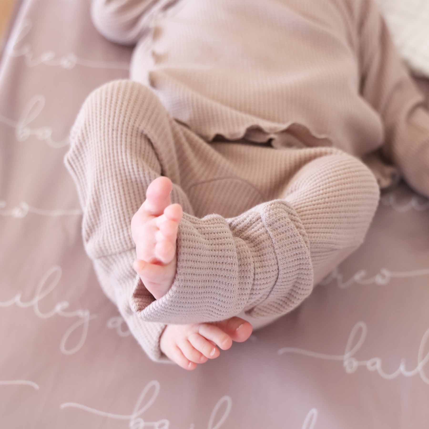  2pc Waffle Crossover Top & Bottom | Mocha、mySite、layawaytickets