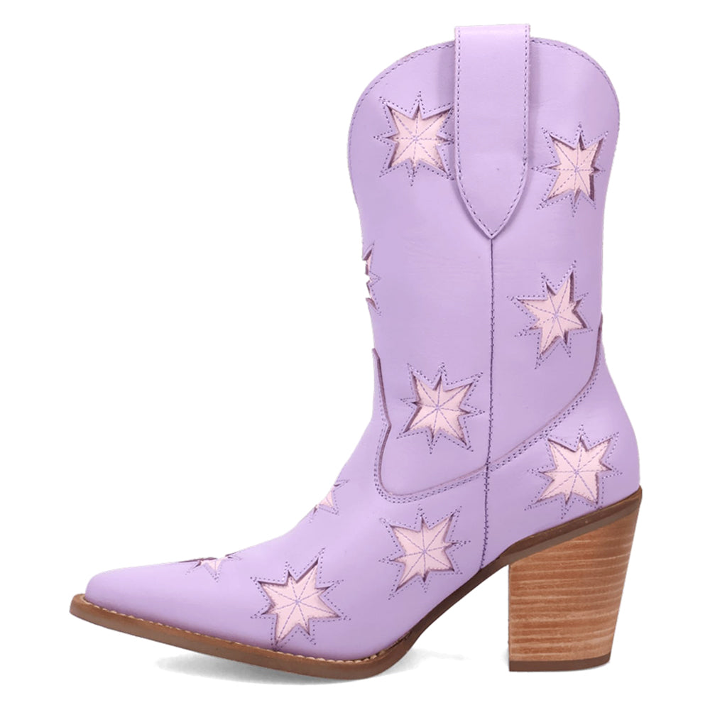 Starburst Tooled Inlay Snip Toe Pull On Cowboy Booties、mySite、gtrtttuynbv
