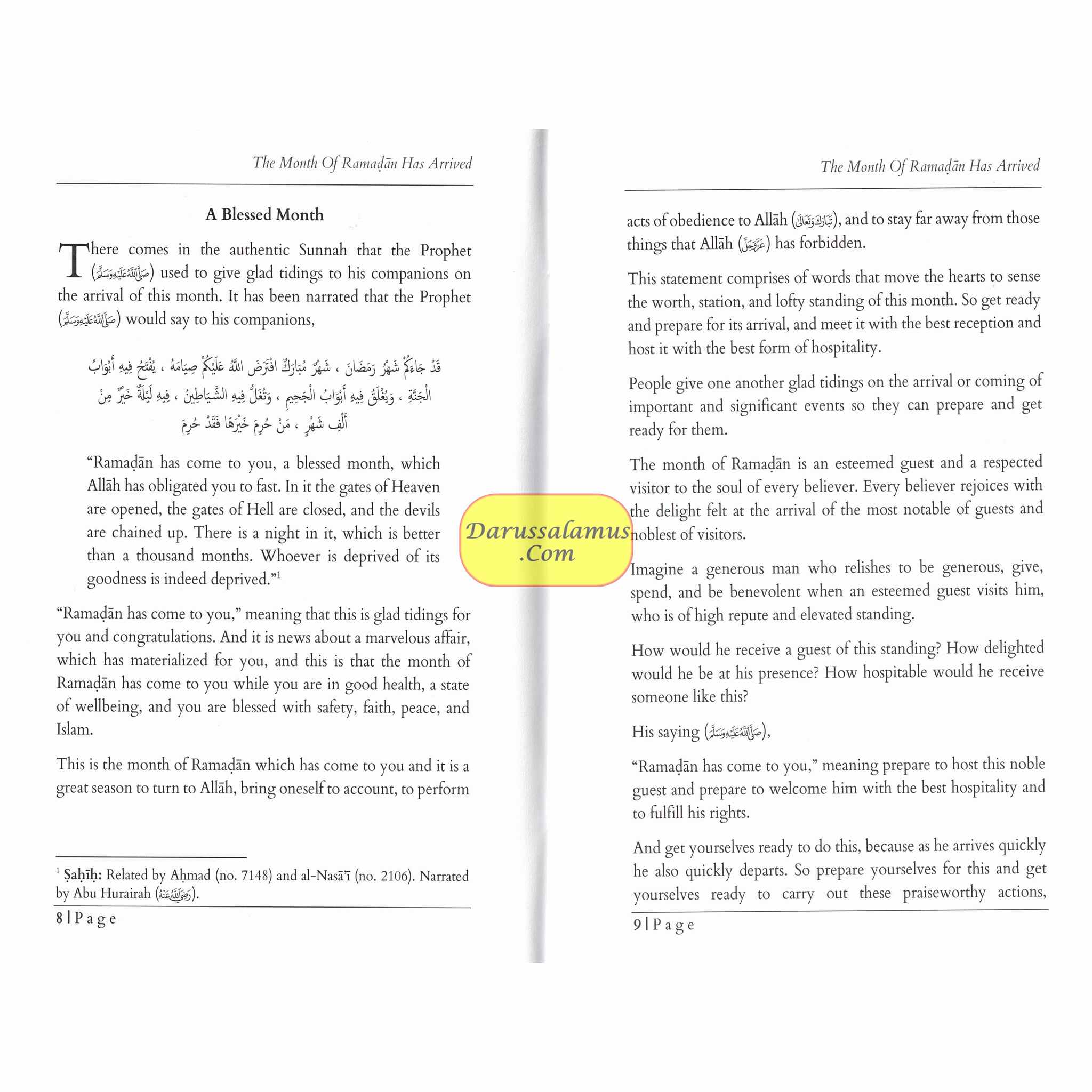 Ramadan Has Arrived By Shaykh Abd Al-Razzaq Ibn Abd Al Muhsin Al-Abbad、mySite、topwebapps