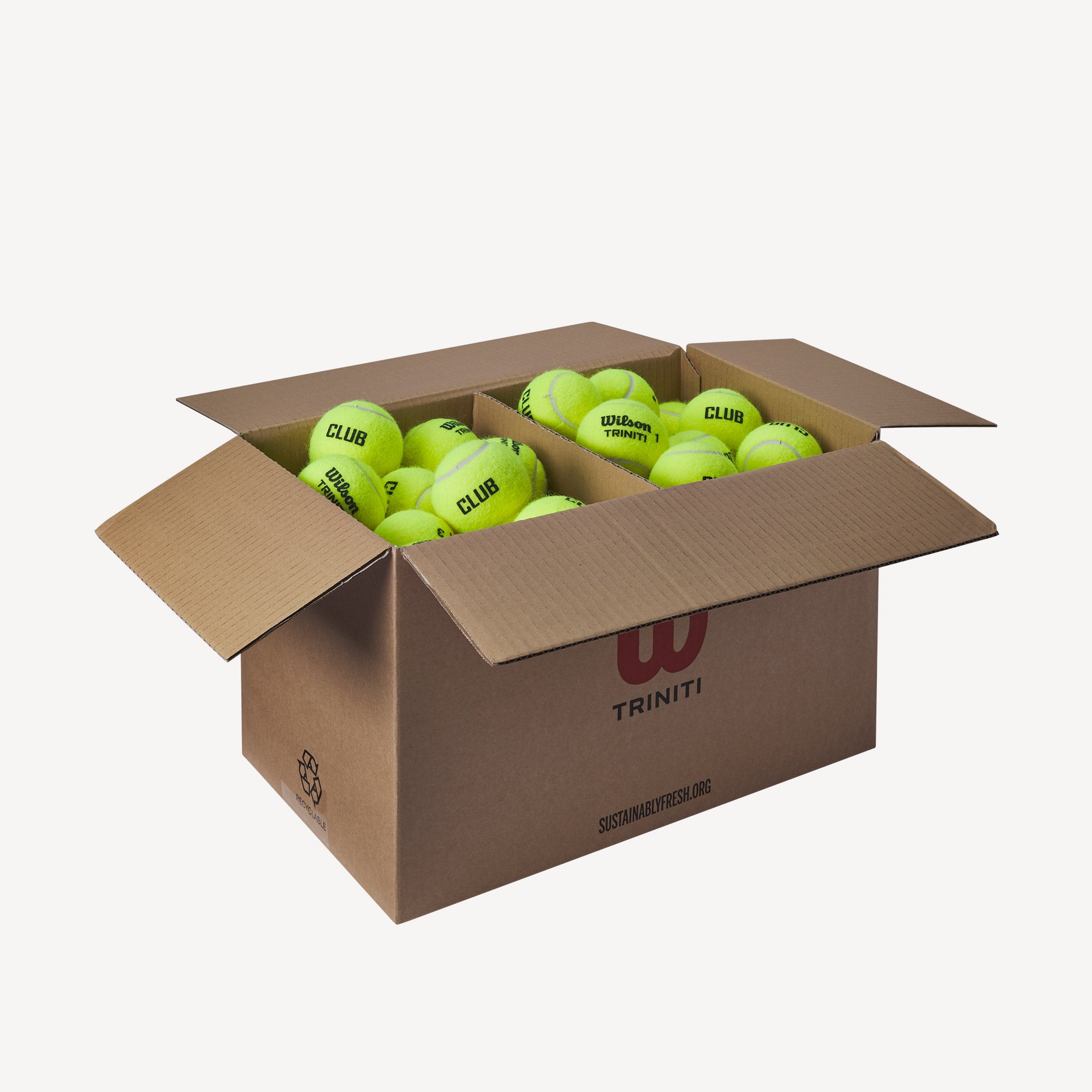 Wilson Triniti Club 72 Tennis Balls Box