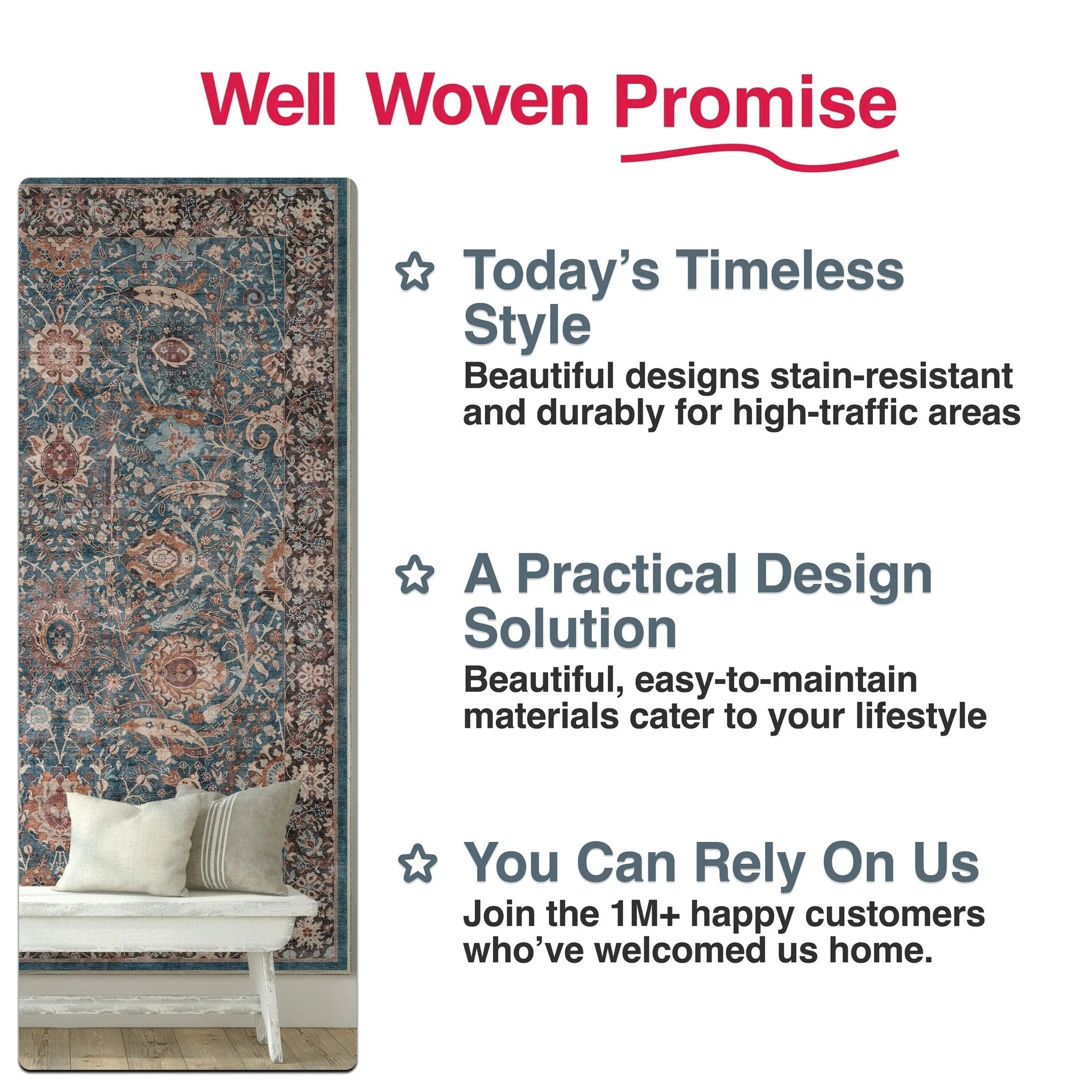 Liana Vintage Oriental Teal Flat-Weave Rug、mySite、gigharbornorthrealestate