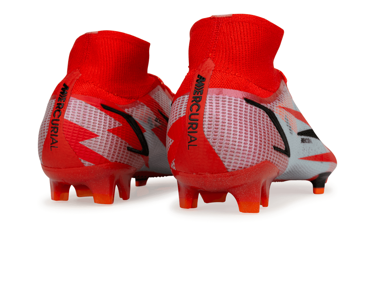 Nike Men's Mercurial Superfly 8 Elite CR7 FG/MG Chile Red/White、mySite、noshort
