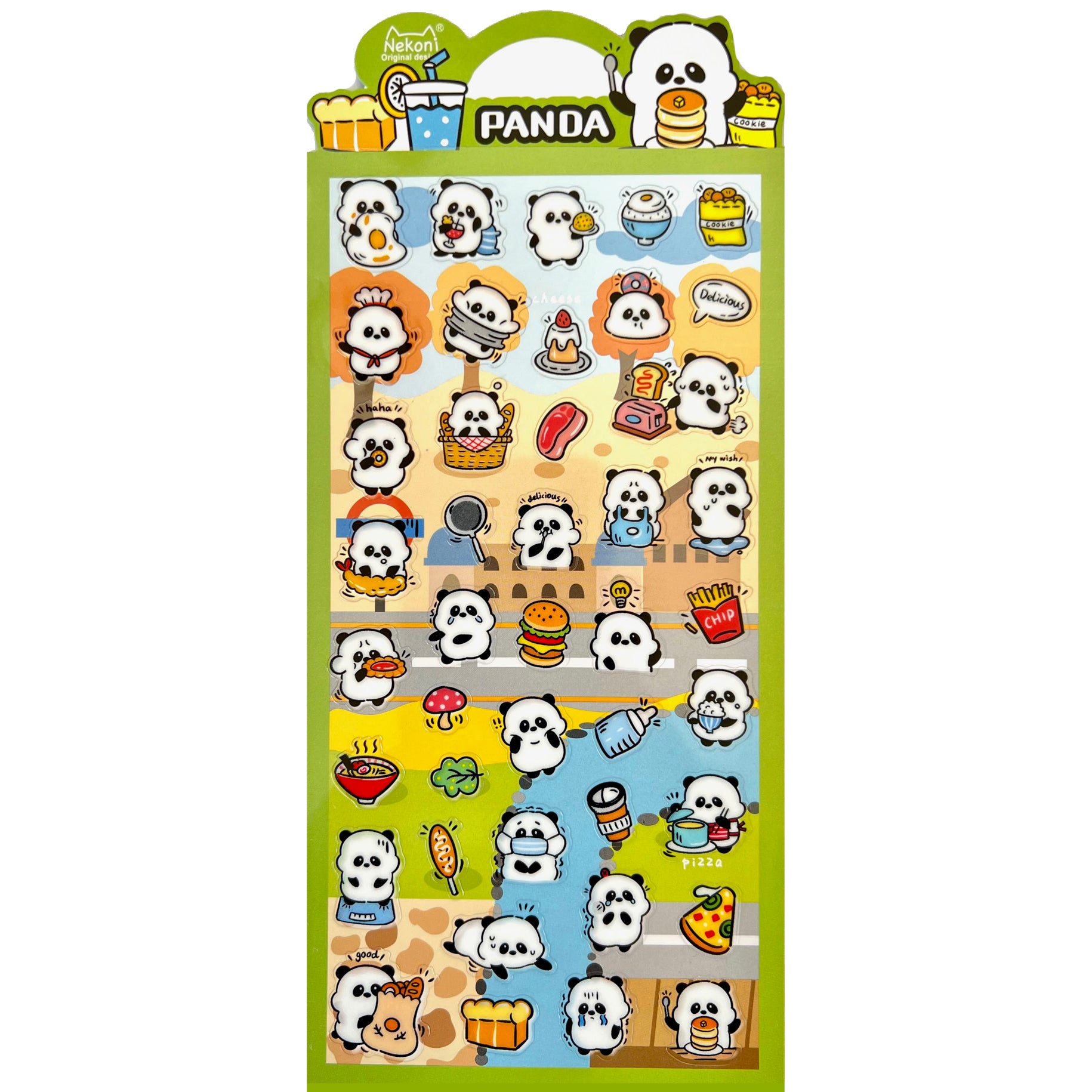  Panda Lunch Stickers、mySite、ghnorth