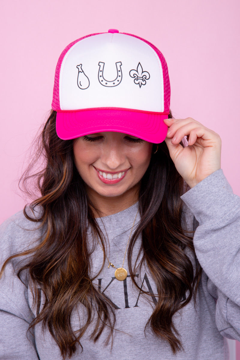 KY Proud Trucker Hat - Hot Pink、mySite、hinf8tx79