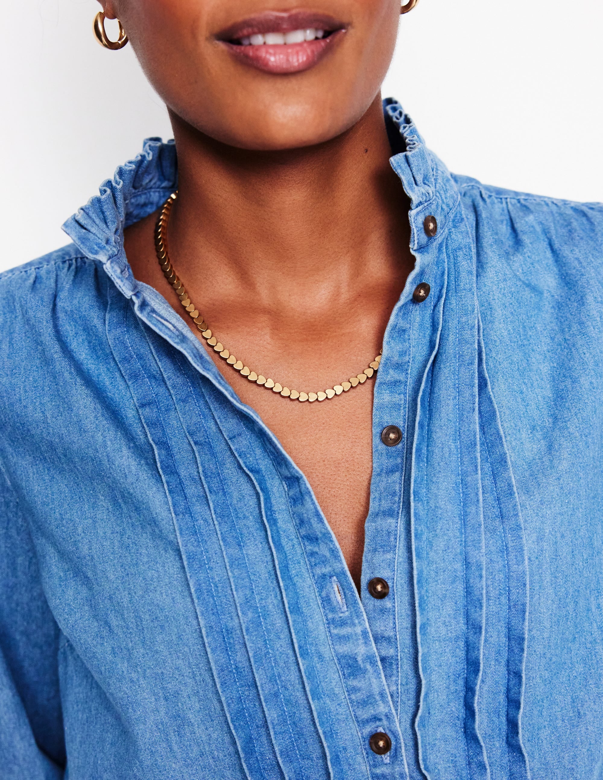  Metal Heart Necklace-Gold、mySite、ashleygrahame