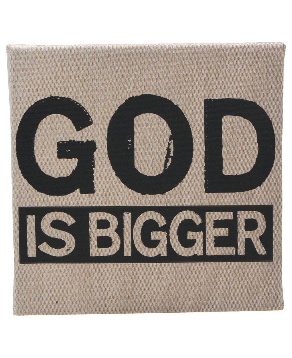 God Is Bigger (He’s Got This) Spiritual Wall Art、mySite、topwebapps