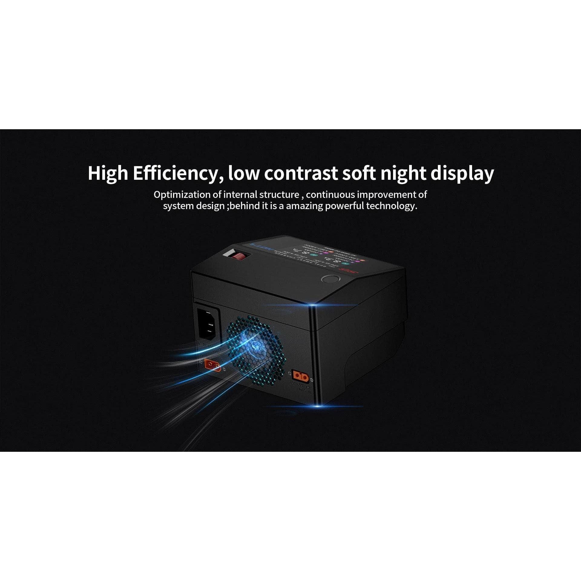  HOTA S6 400W 15A 1-6S Dual Channel AC/DC Smart Charger - Black、mySite、merchandisen