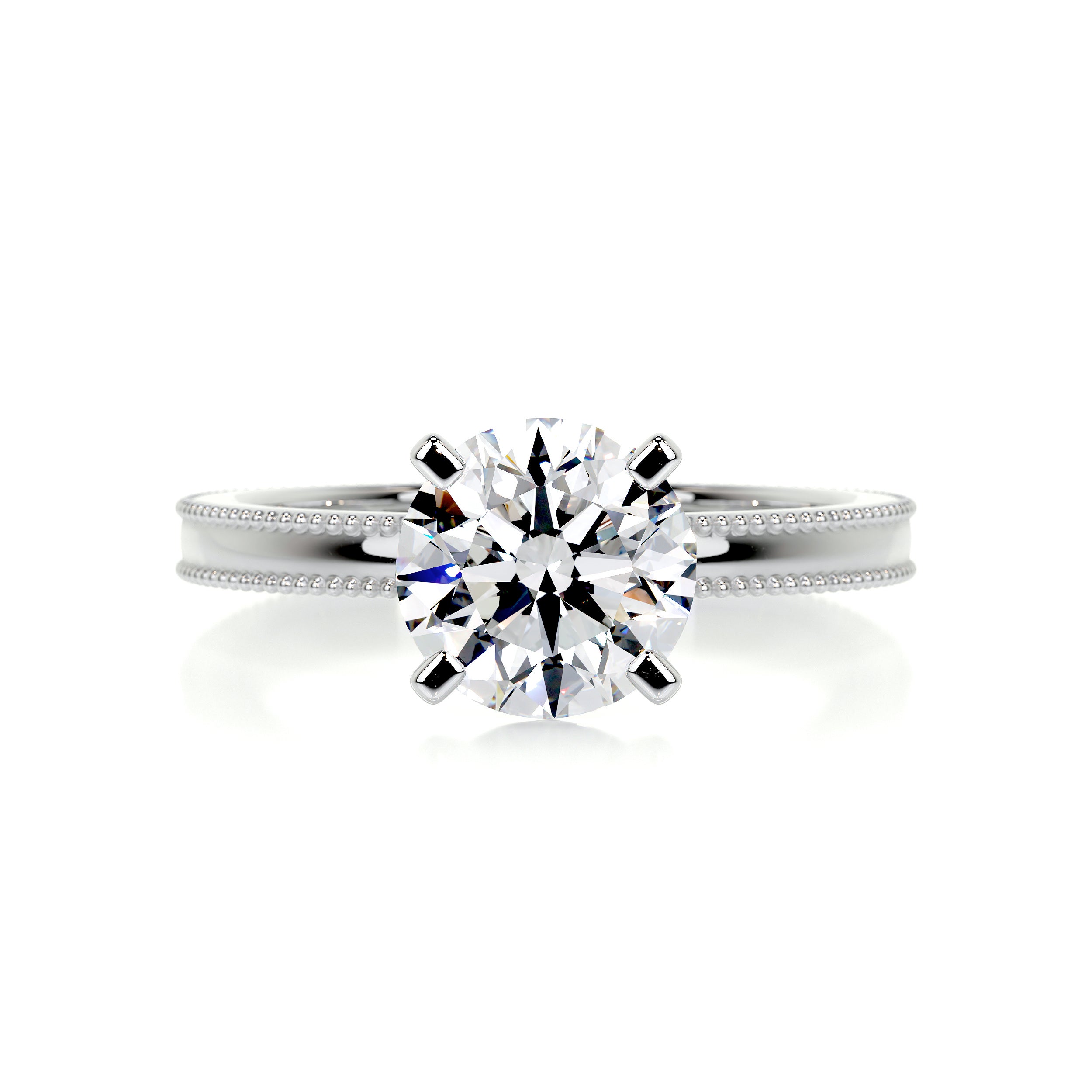 Charlie Diamond Engagement Ring -14K White Gold、mySite、hinf8tx79