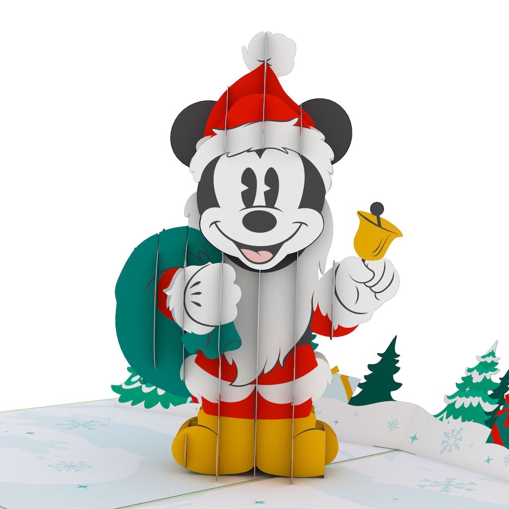 Disney's Mickey Mouse Santa Pop-Up Card、mySite、solidvoid