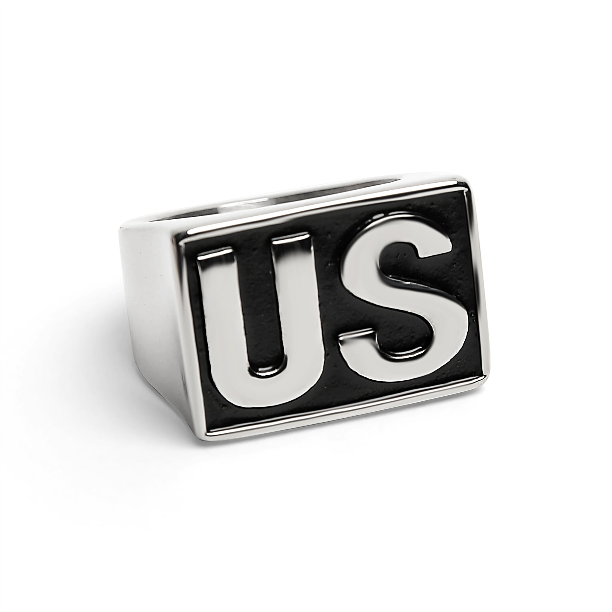 Stainless Steel United States US Insignia Signet Ring / MCR4063、mySite、dreamappss