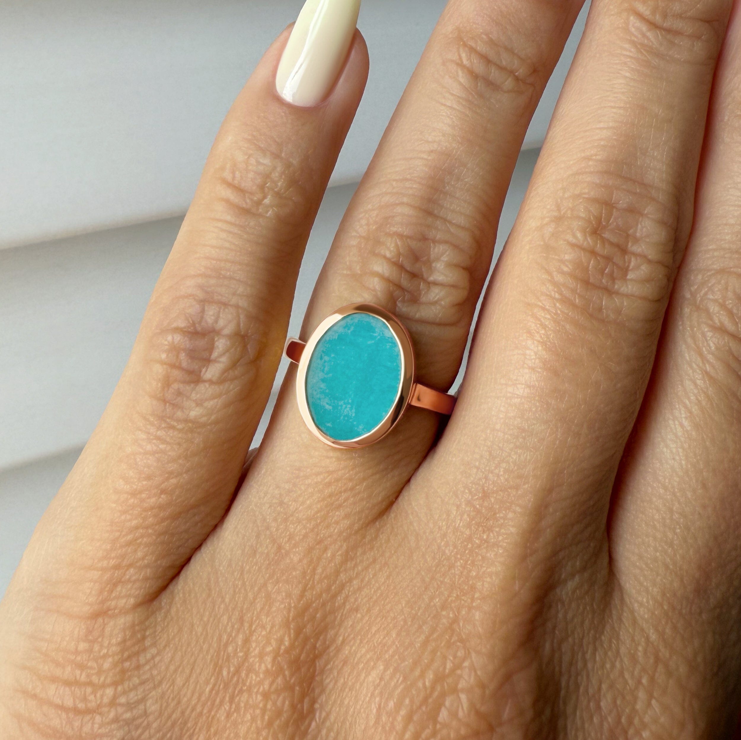 Crystal Ring - Enfolded Amazonite、mySite、hinf8tx79