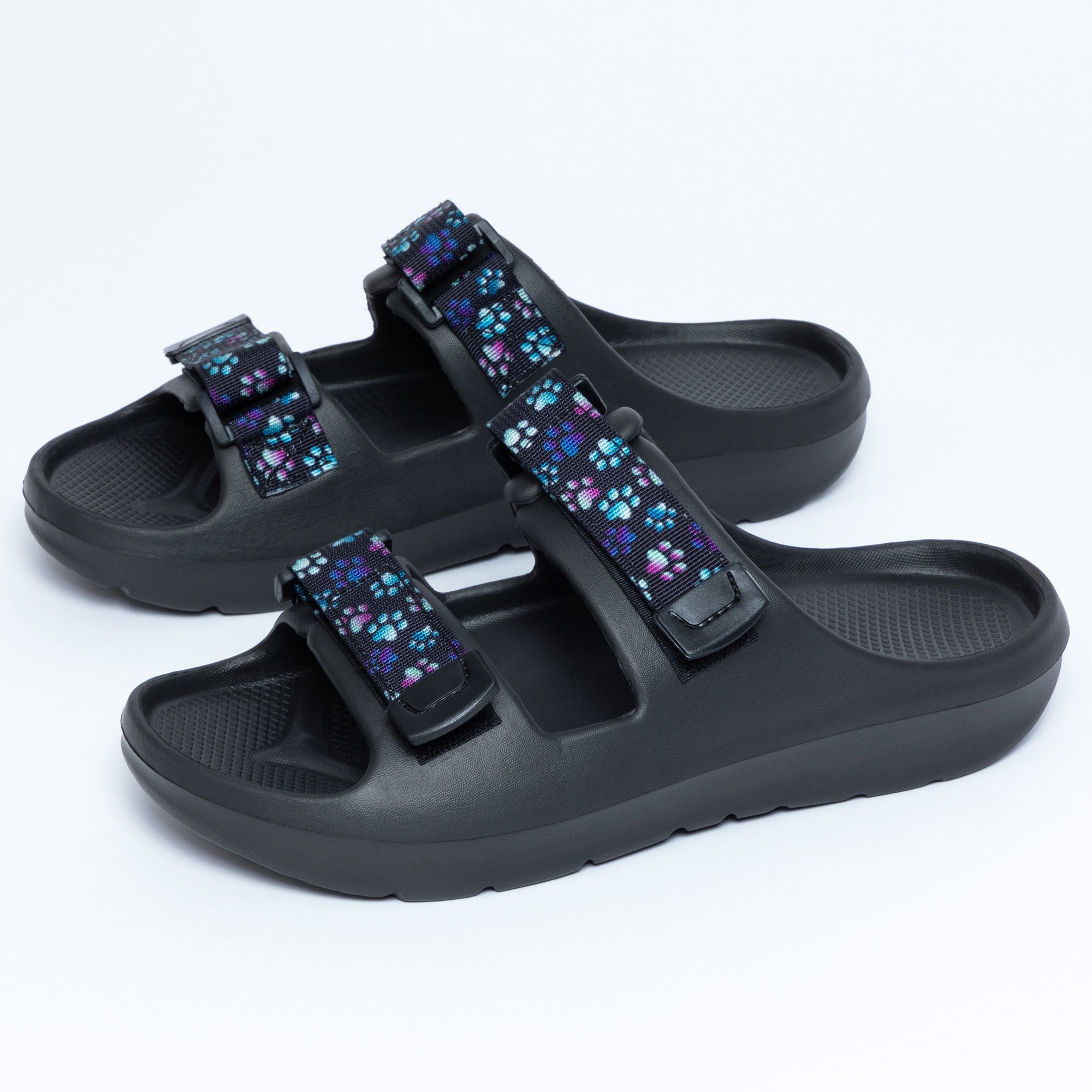 Paw Prints Velcro Slide Sandals、mySite、camillekostekn