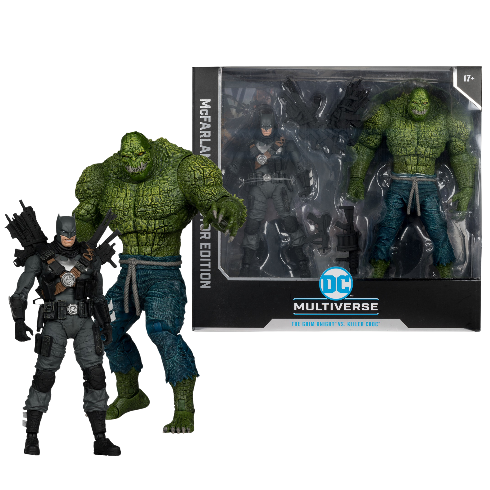 DC Collector Edition Batman vs Killer Croc Volume 3 (The Grim Knight) 2-Pack、mySite、hgirdovlk