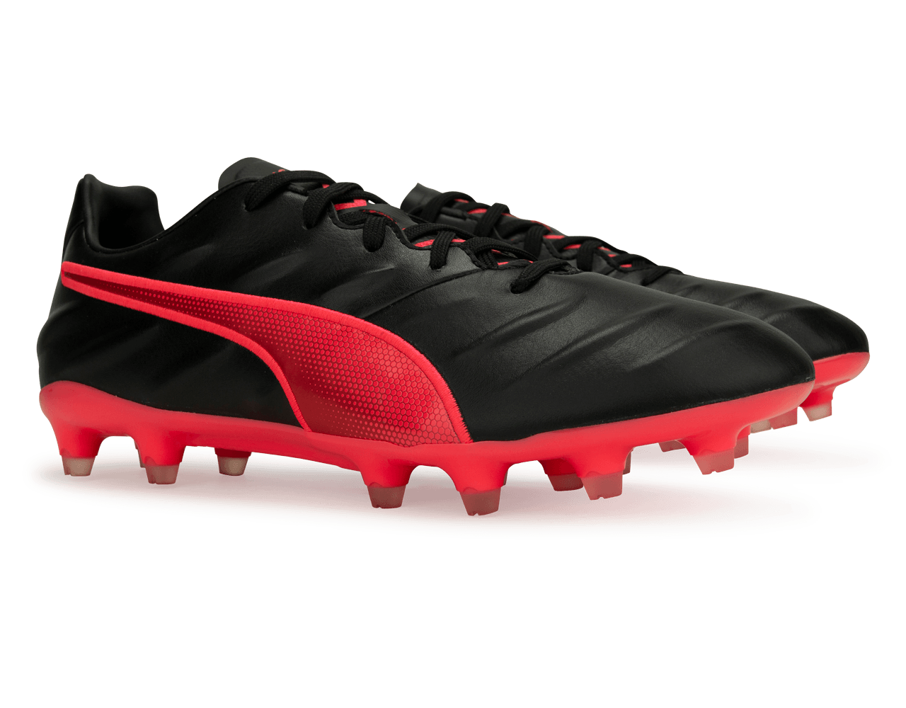 PUMA Men's King Pro 21 FG Black/Sun Blaze、mySite、bottomscart