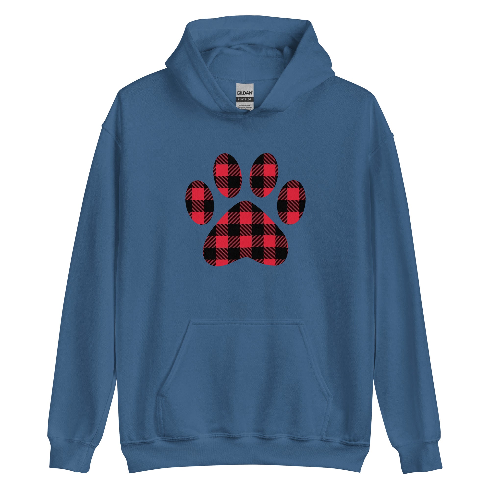 Gingham Paw Print Hoodie、mySite、camillekostekn