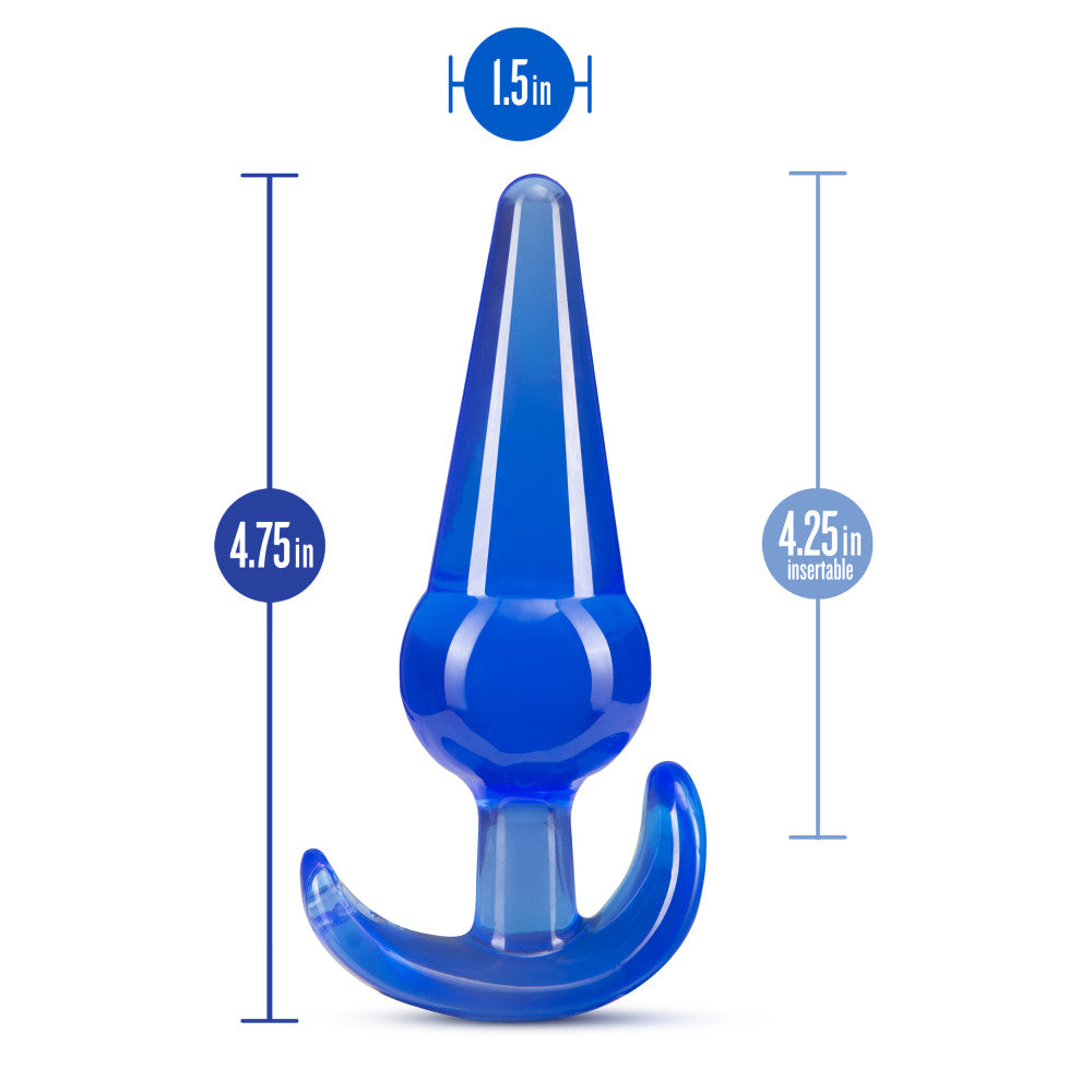 B Yours By Blush® | Blue 4.8-Inch Anal Plug、mySite、bottomscart