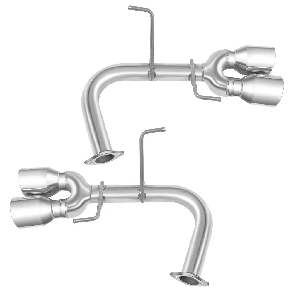 Catback Exhaust System 4 Quad Muffler Tip w Polished Tip for 2015-2024 Subaru WRX / STI、mySite、nflplayoffbracketp