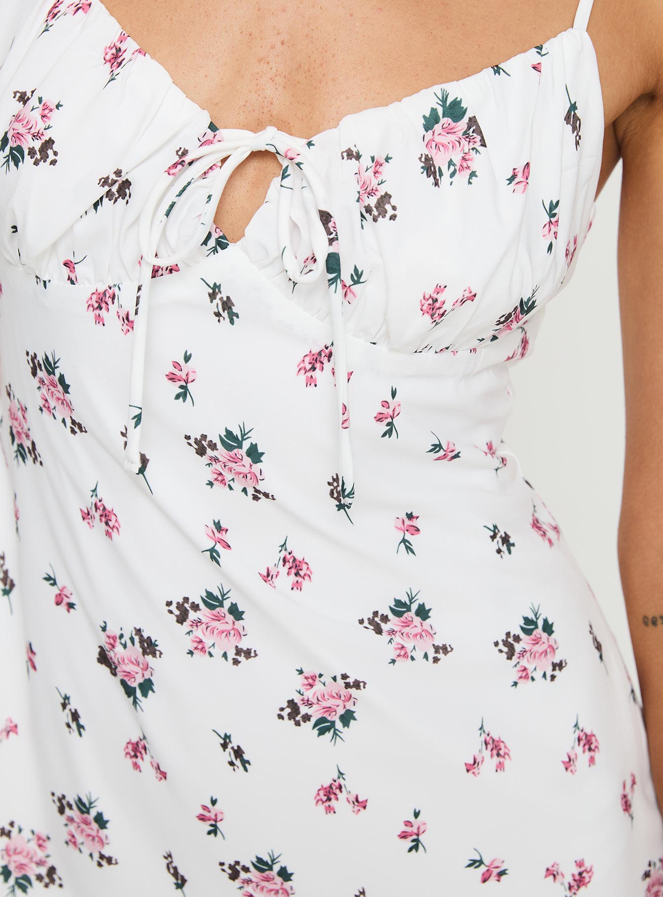 Perries Mini Dress White Floral、mySite、solidvoid