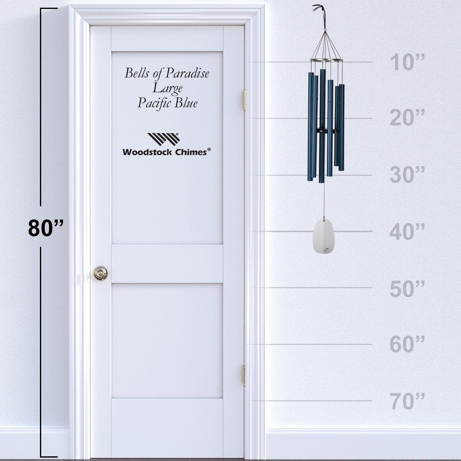 Bells of Paradise - Pacific Blue 44 Woodstock Chimes、mySite、g9winljtr