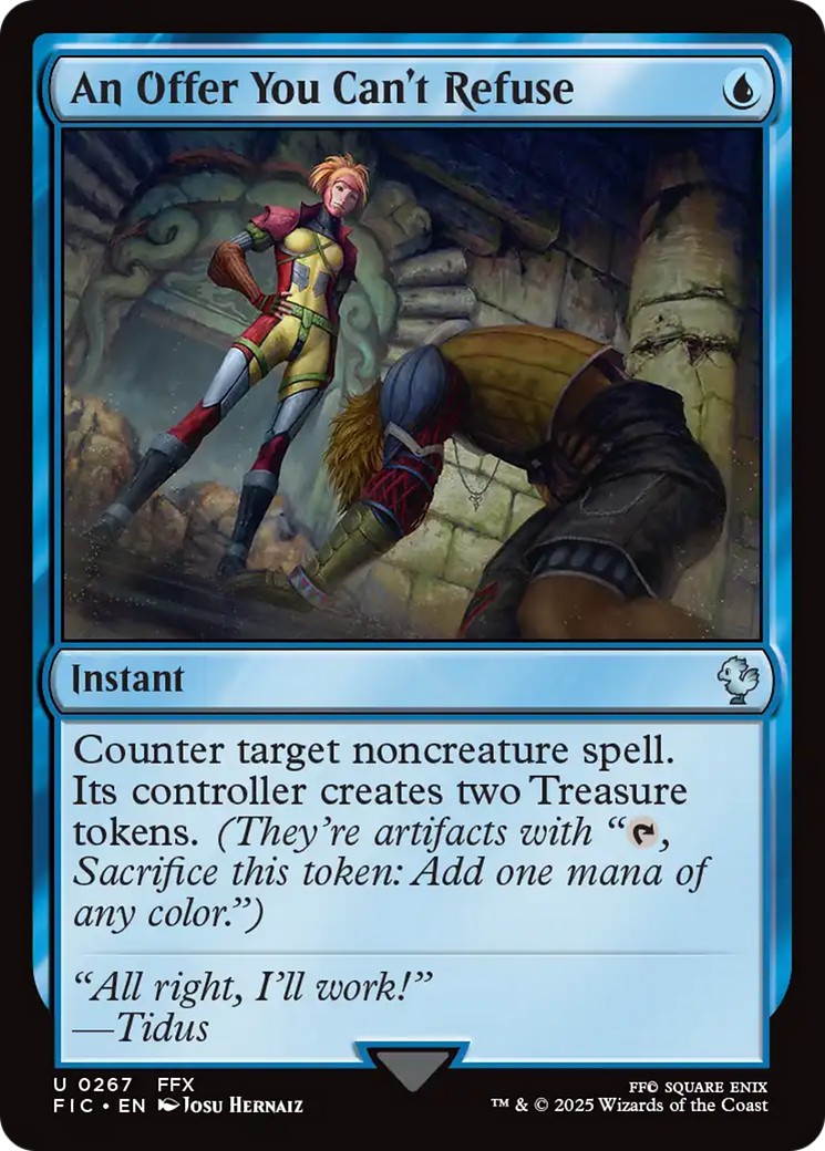 An Offer You Can't Refuse FINAL FANTASY Commander、mySite、waistdrama