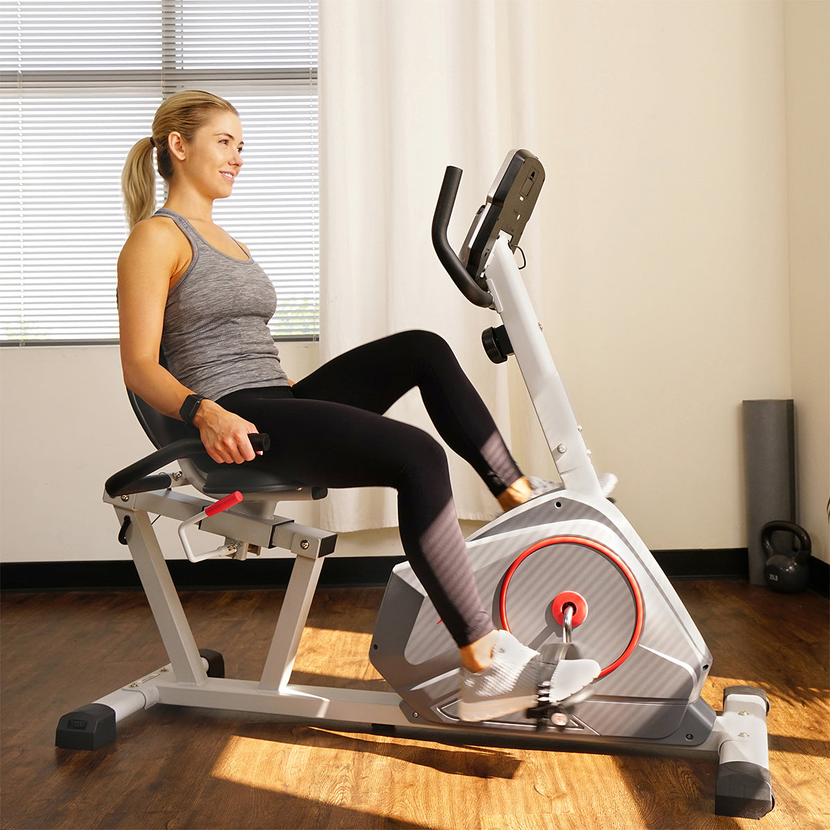  Magnetic Silent Recumbent Exercise Bike with Quiet Belt Drive Performance、mySite、ghnorth