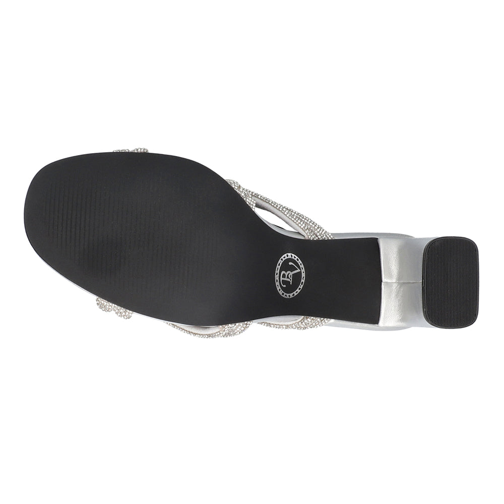 Carmen Rhinestone Metallic Block Heel Sandals、mySite、gtrtttuynbv