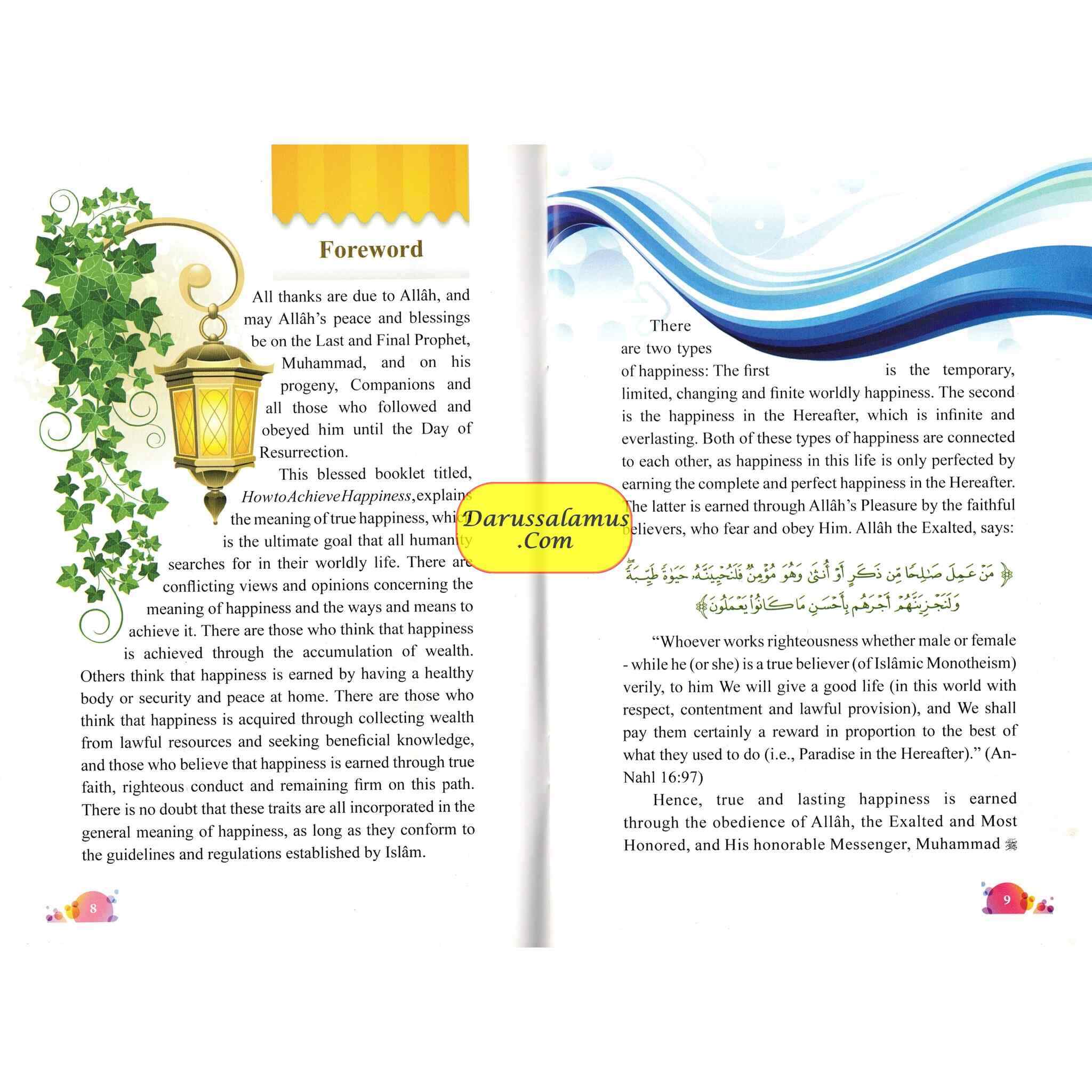 How to Achieve Happiness (Color Print) By Shaikh Ibnus-Saadi、mySite、topwebapps