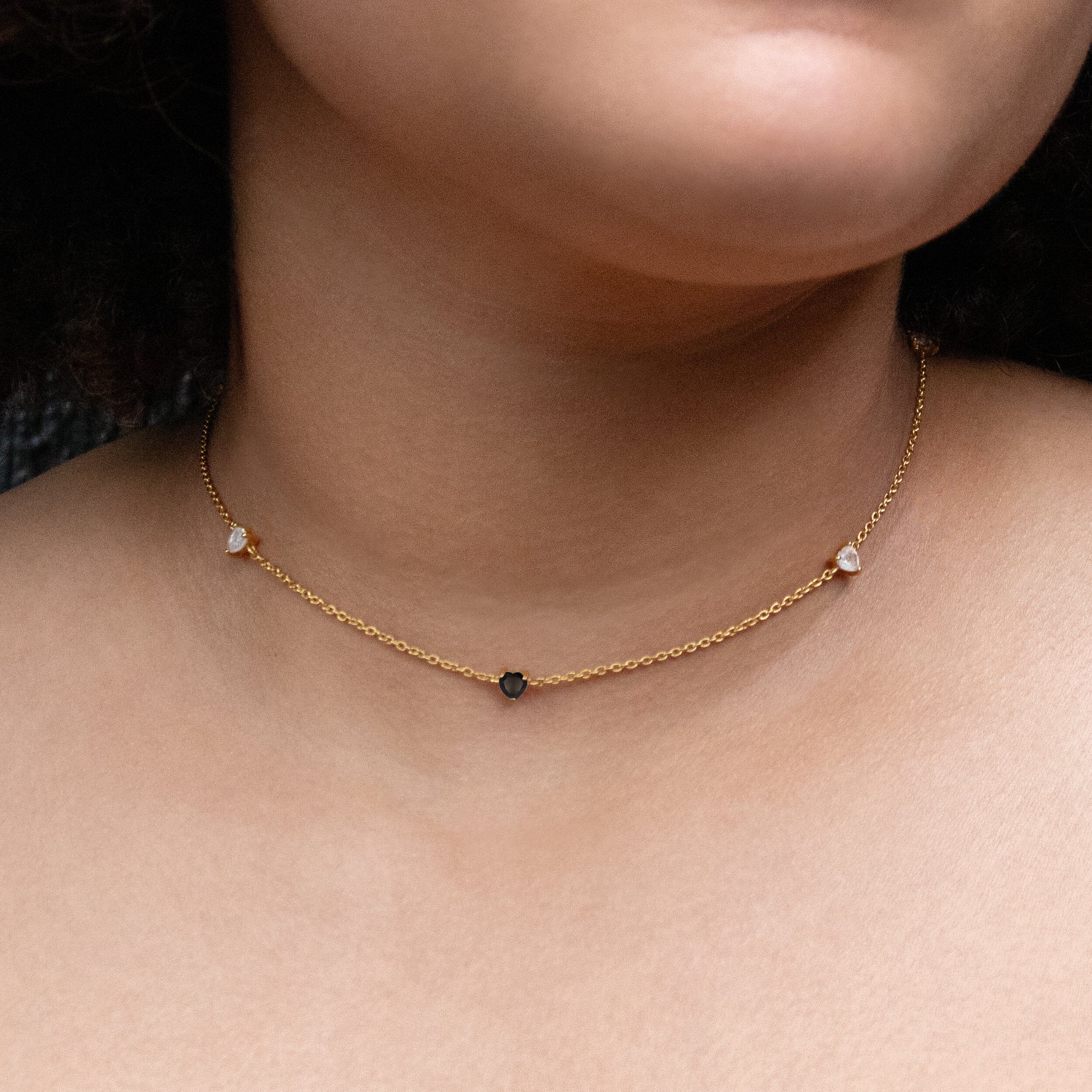 Black Onyx Never Without My Gem Necklace - December Birthstone、mySite、hinf8tx79