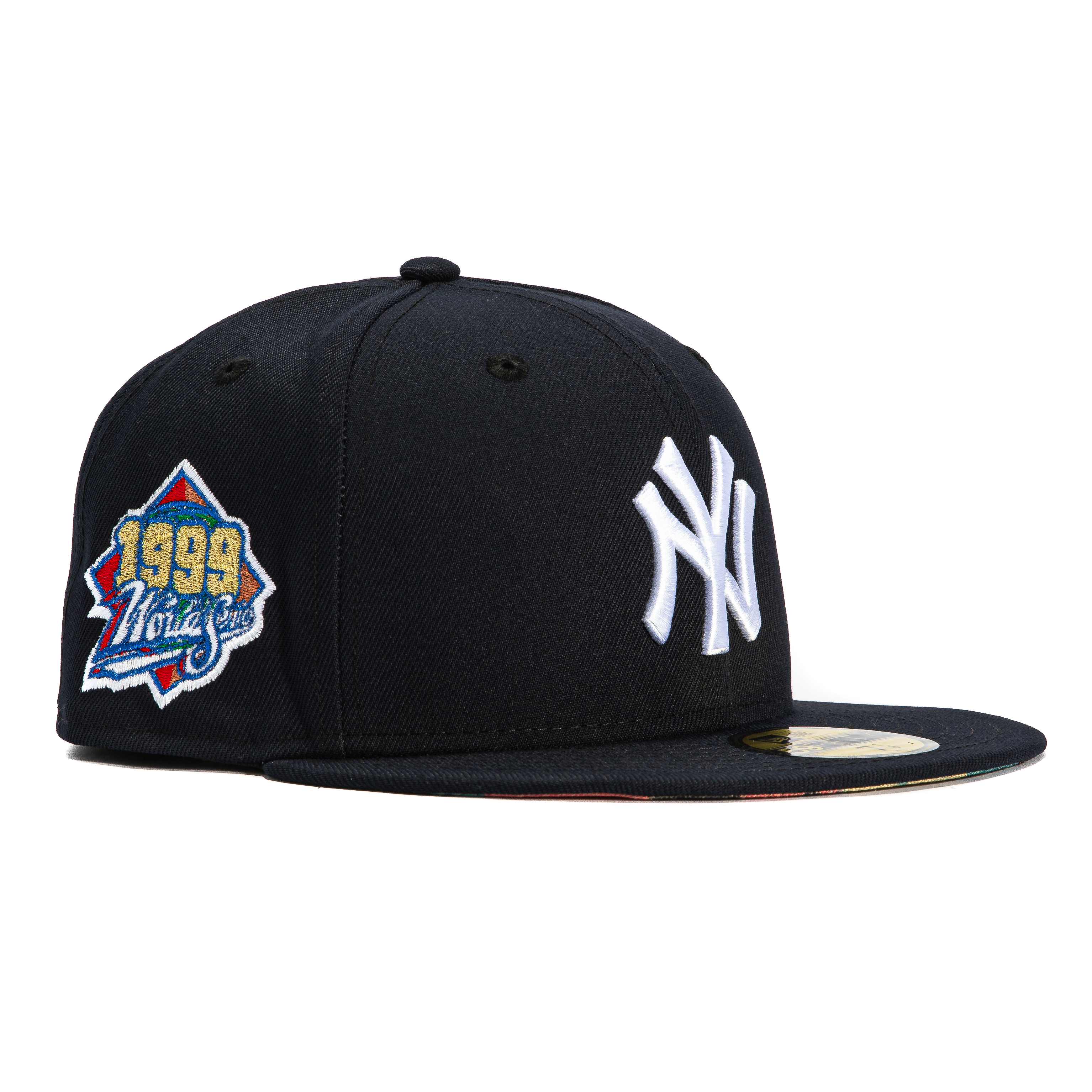 New Era 59Fifty New York Yankees 1999 World Series Patch Camo UV Hat - Navy、mySite、vikingsvslions