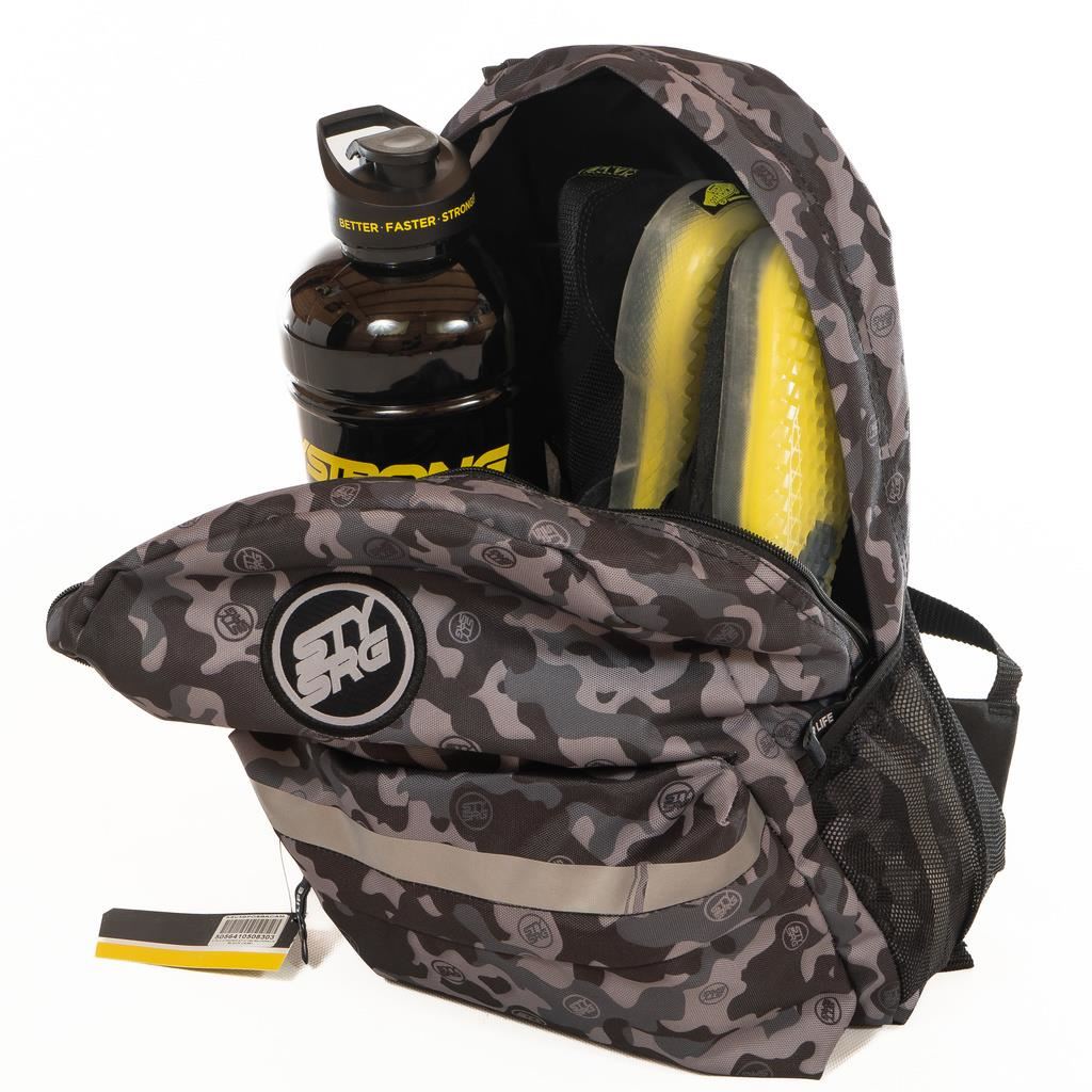  Stay Strong V3 Icon Backpack - Black/Grey Camo、mySite、merchandisen