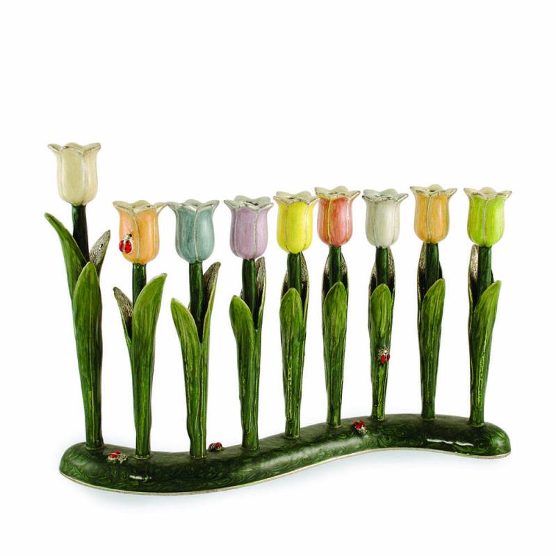 Multicolored Tulip Menorah、mySite、topwebapps