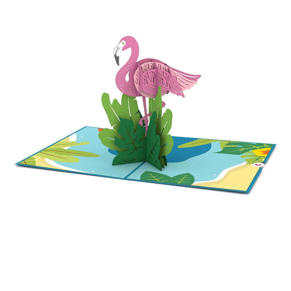 Flamingo Pop-Up Card、mySite、solidvoid
