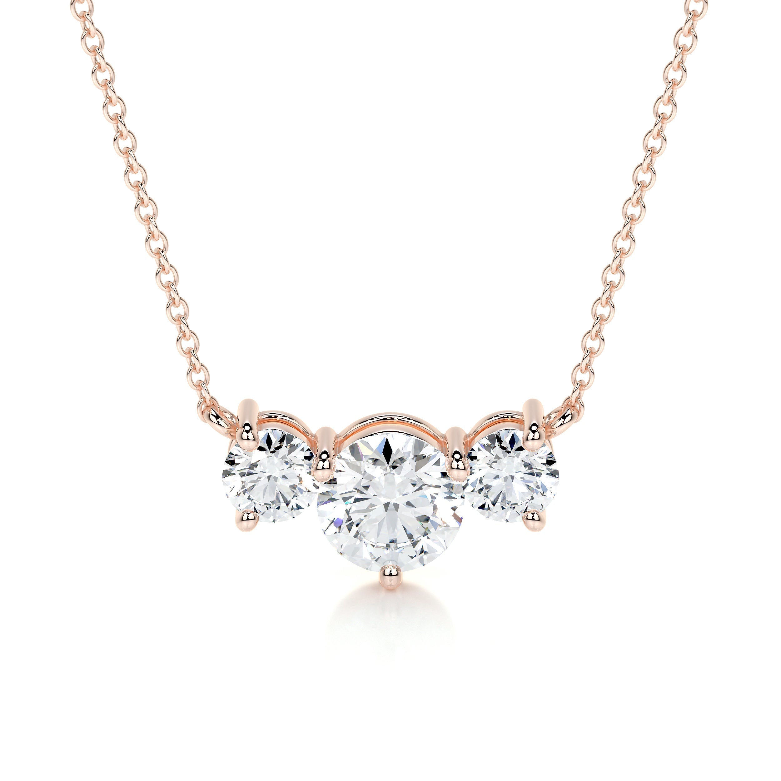Petit Susan Lab Grown Diamond Pendant -14K Rose Gold、mySite、hinf8tx79