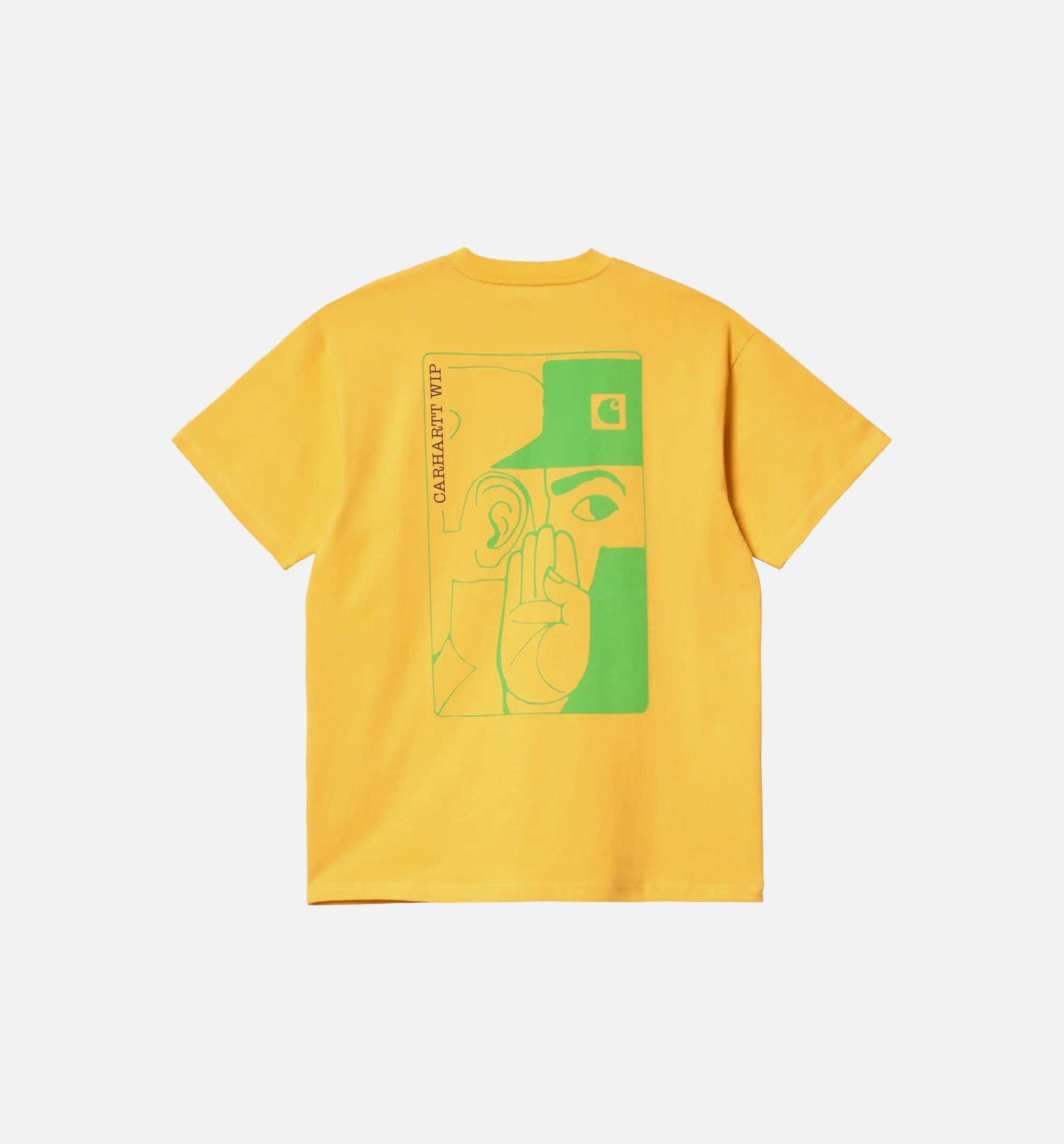 Whisper Tee Mens T-Shirt - Yellow、mySite、dreamappss