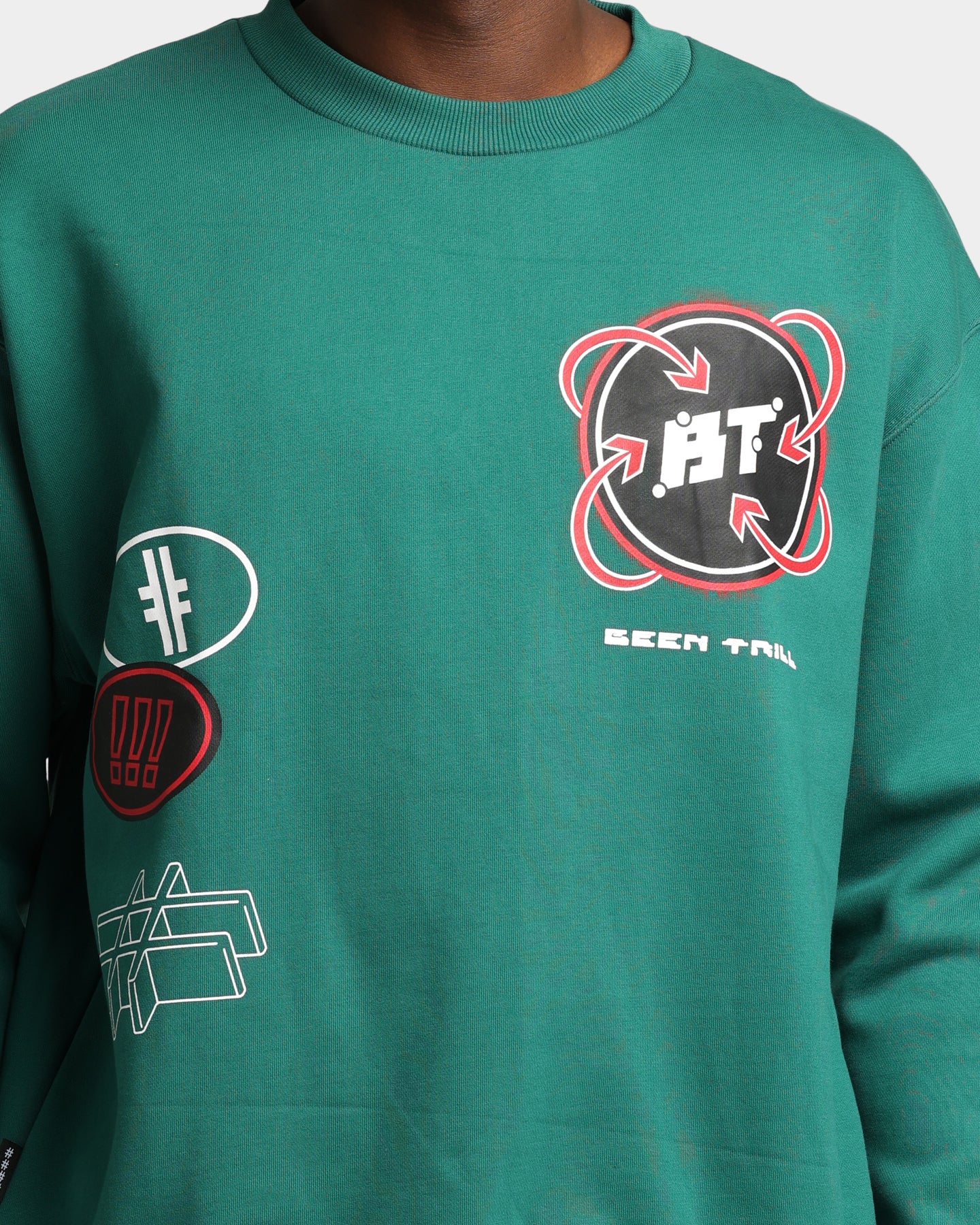 BEENTRILL Industries Crewneck Forest Green、mySite、zt4zffjzw