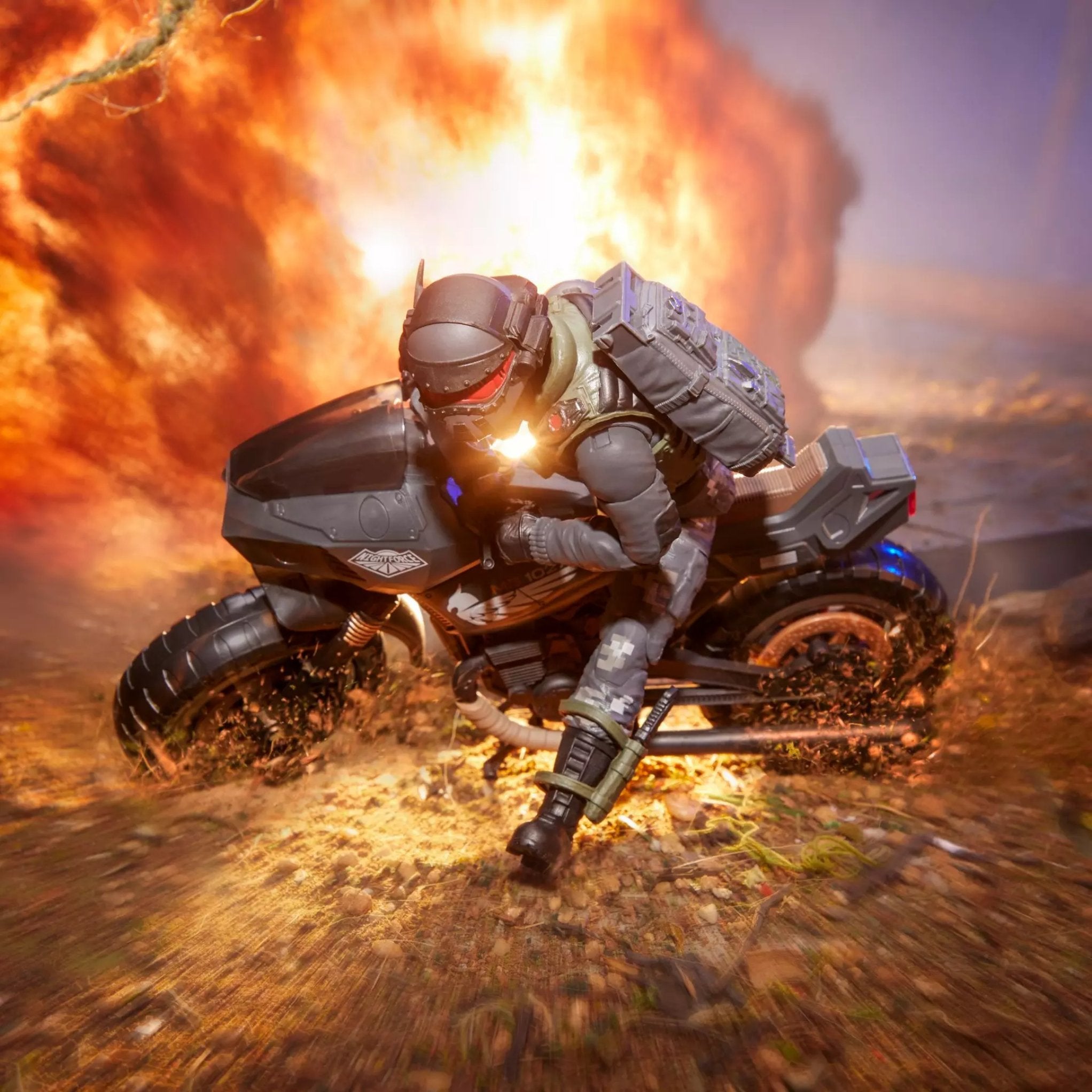 G.I. Joe Classified #127 Exclusive Night Force Jason Shockwave Faria & Night Pursuit Cycle、mySite、hgirdovlk