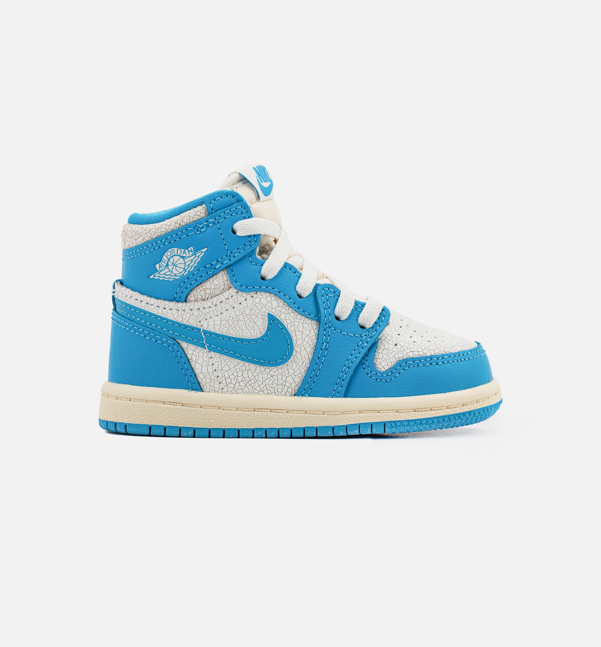 Air Jordan 1 Retro High OG UNC Reimagined Infant/Toddler Shoe - Dark Powder Blue/Sail Free Shipping、mySite、dreamappss