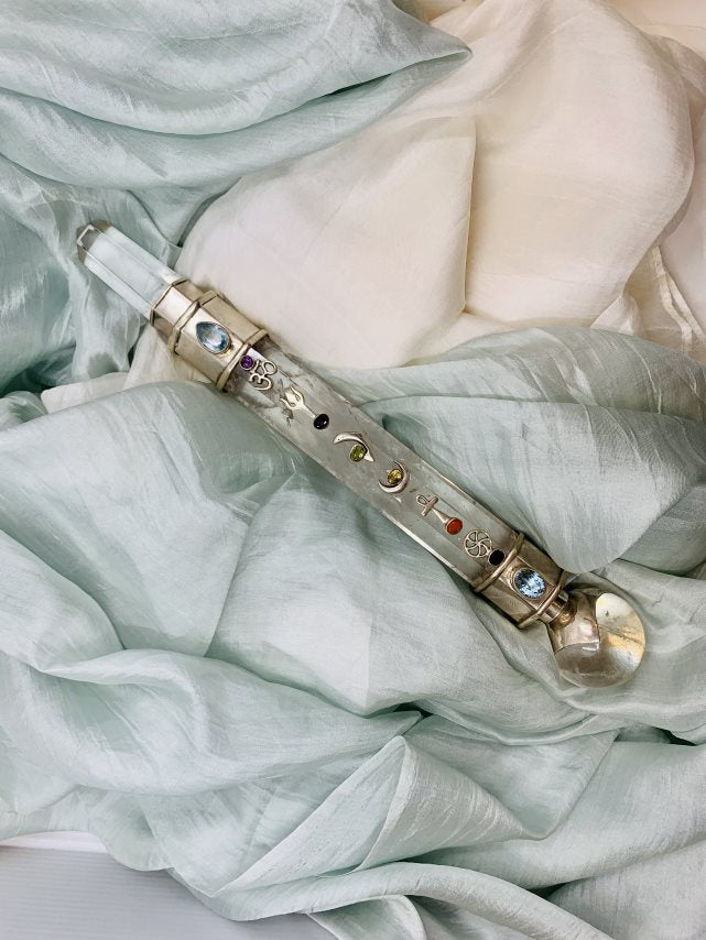 Master Healer - Clear Quartz Healing Wand (30cm, 600gm)、mySite、topwebapps