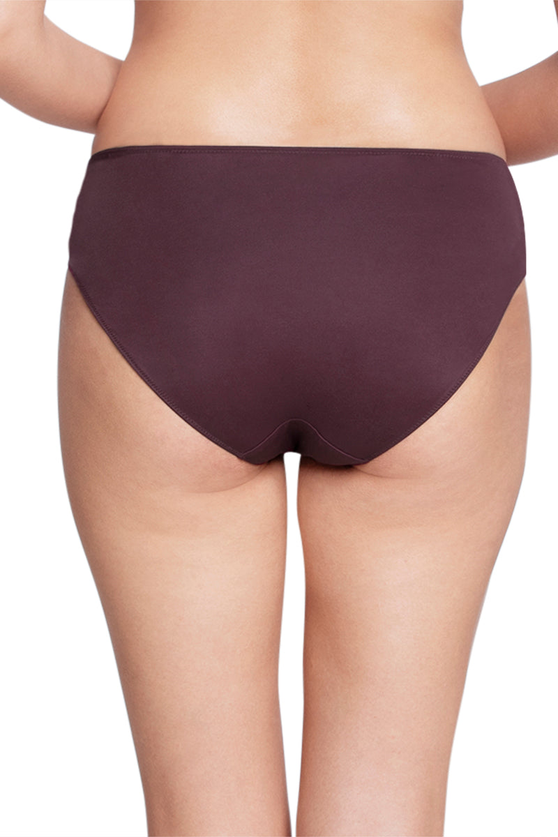  Lace Low Rise Seamed Bikini Panty - Fig、mySite、justintrudeaud